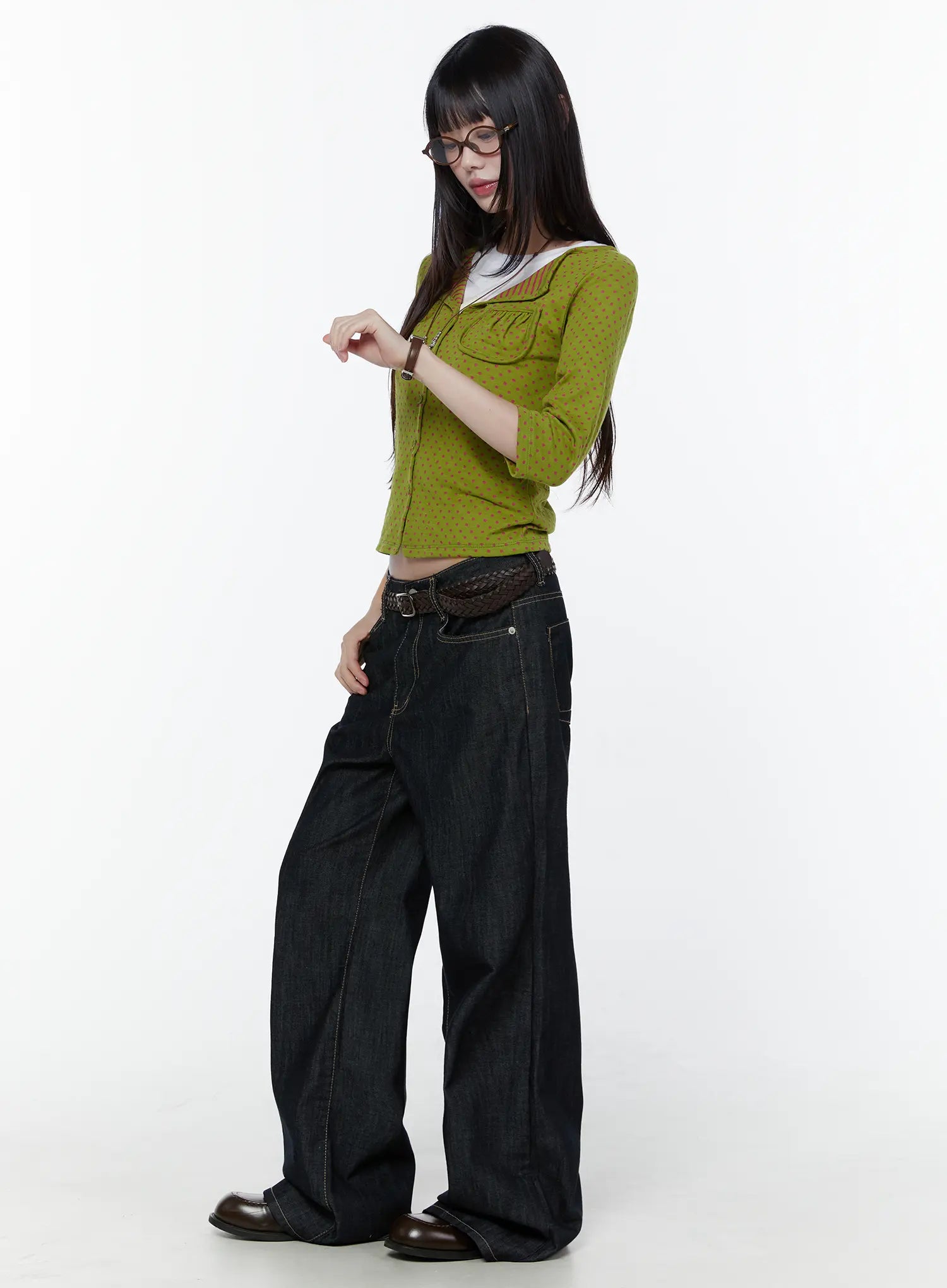 Alou No-Fade Wide-Leg Jeans CU505