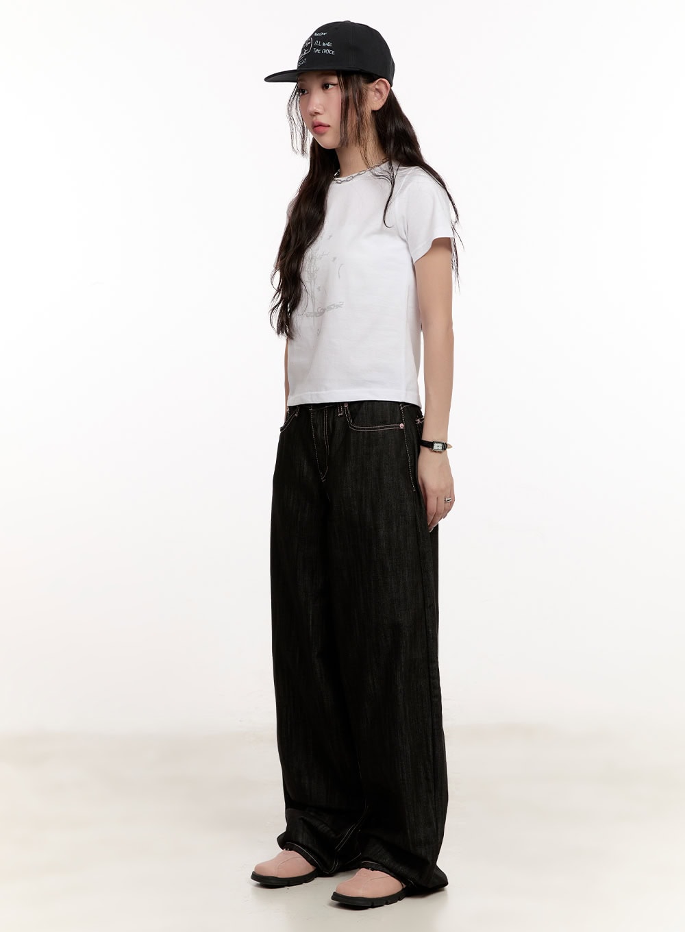 Trinity Stitched Baggy Jeans CM510