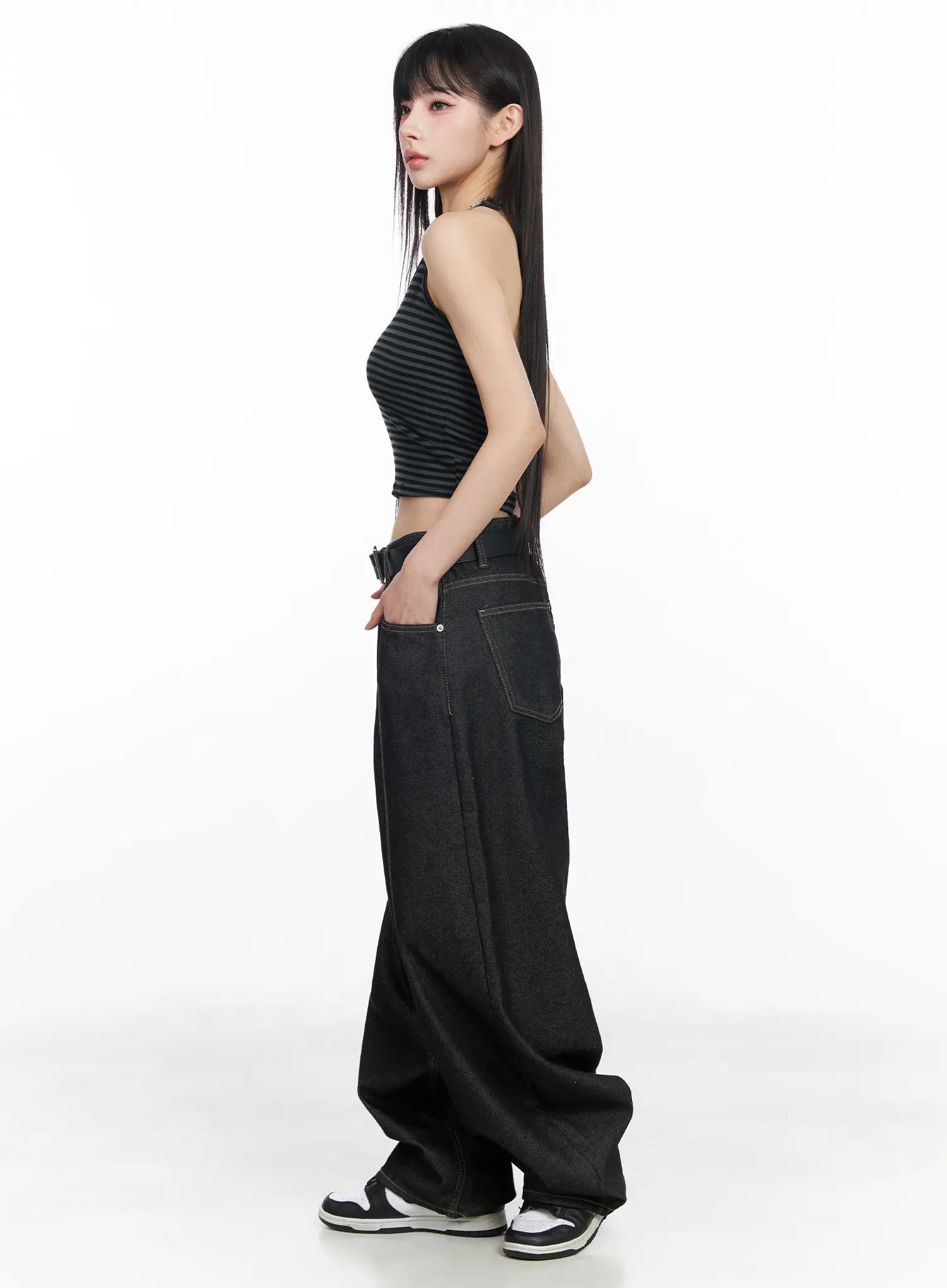 Birdie Wide Leg Baggy Jeans CF519