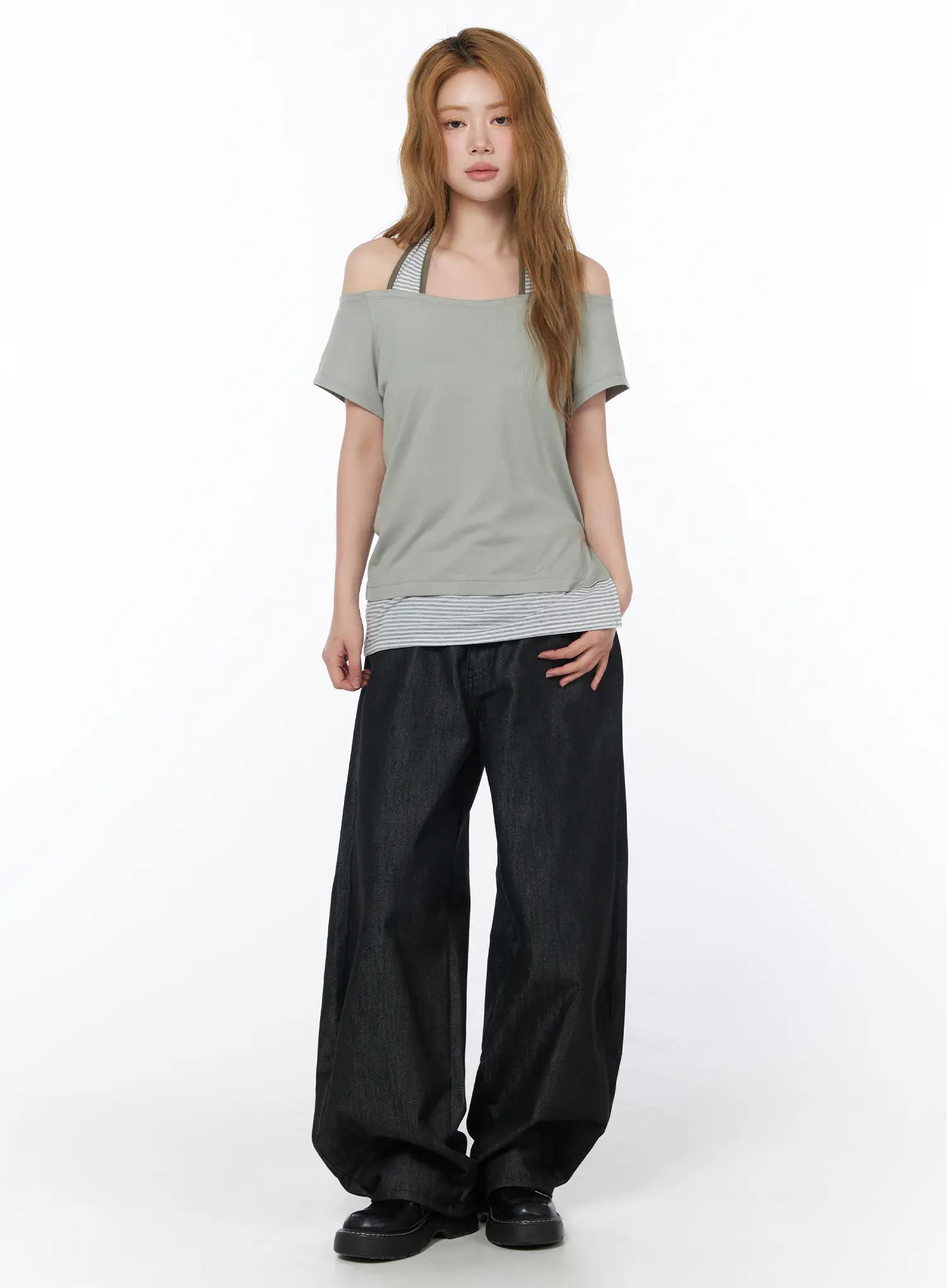 Anaiyah Non-Fade Wide Leg Jeans CY508
