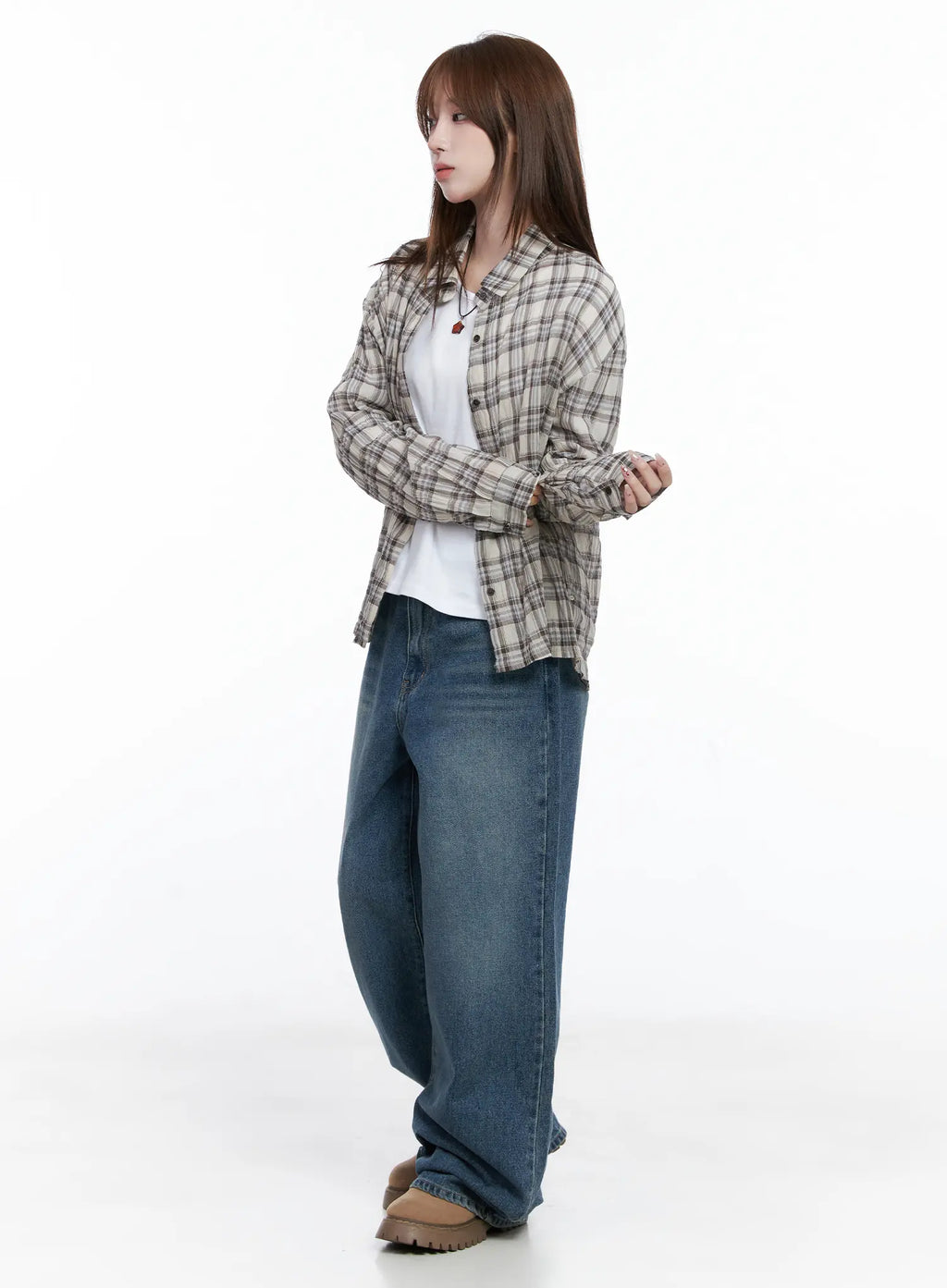Amalia Wide Leg Vintage Washed Jeans CG529