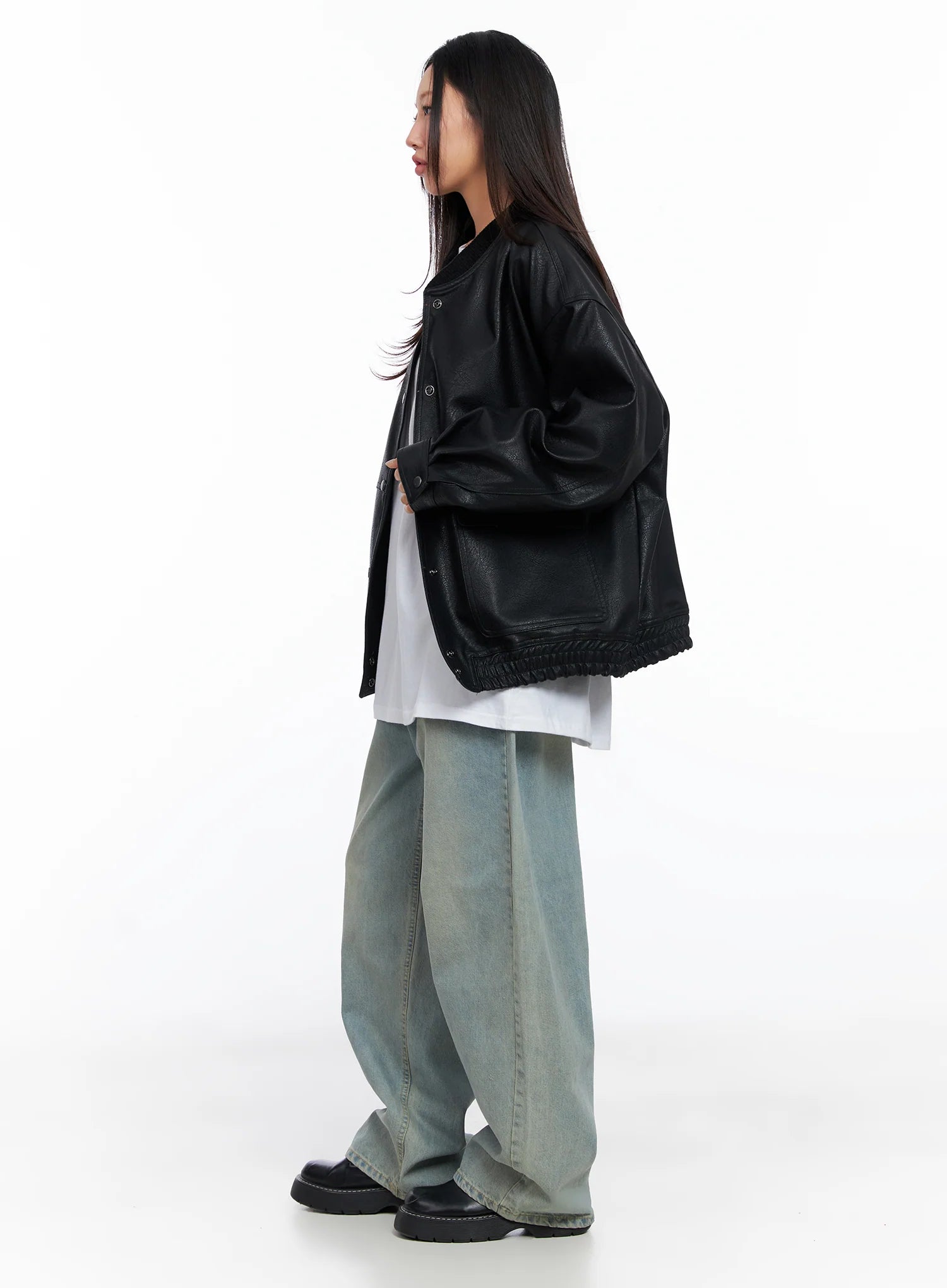 Remi Washed Baggy Jeans CO515