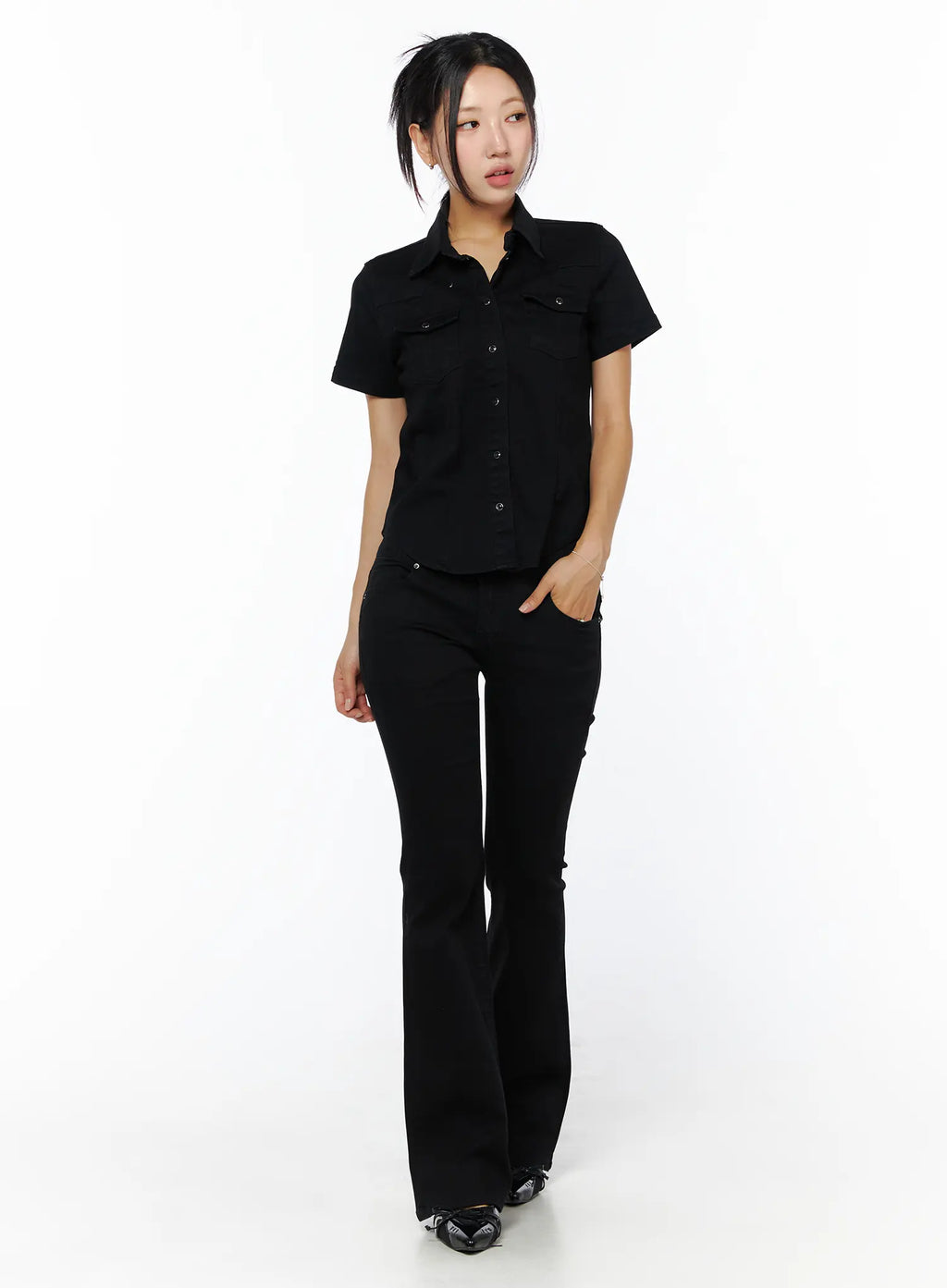 Lori High-Waist Bootcut Jeans CU512