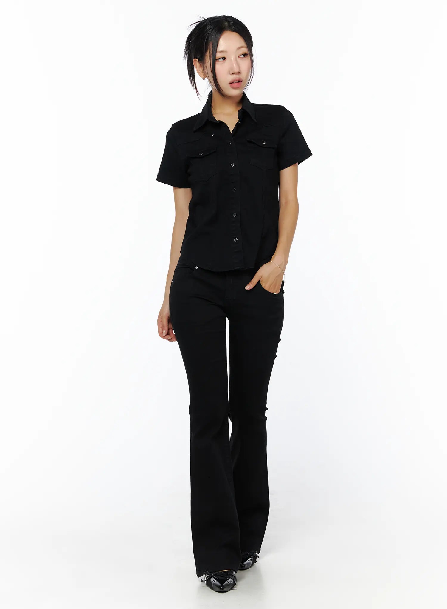 Lori High-Waist Bootcut Jeans CU512