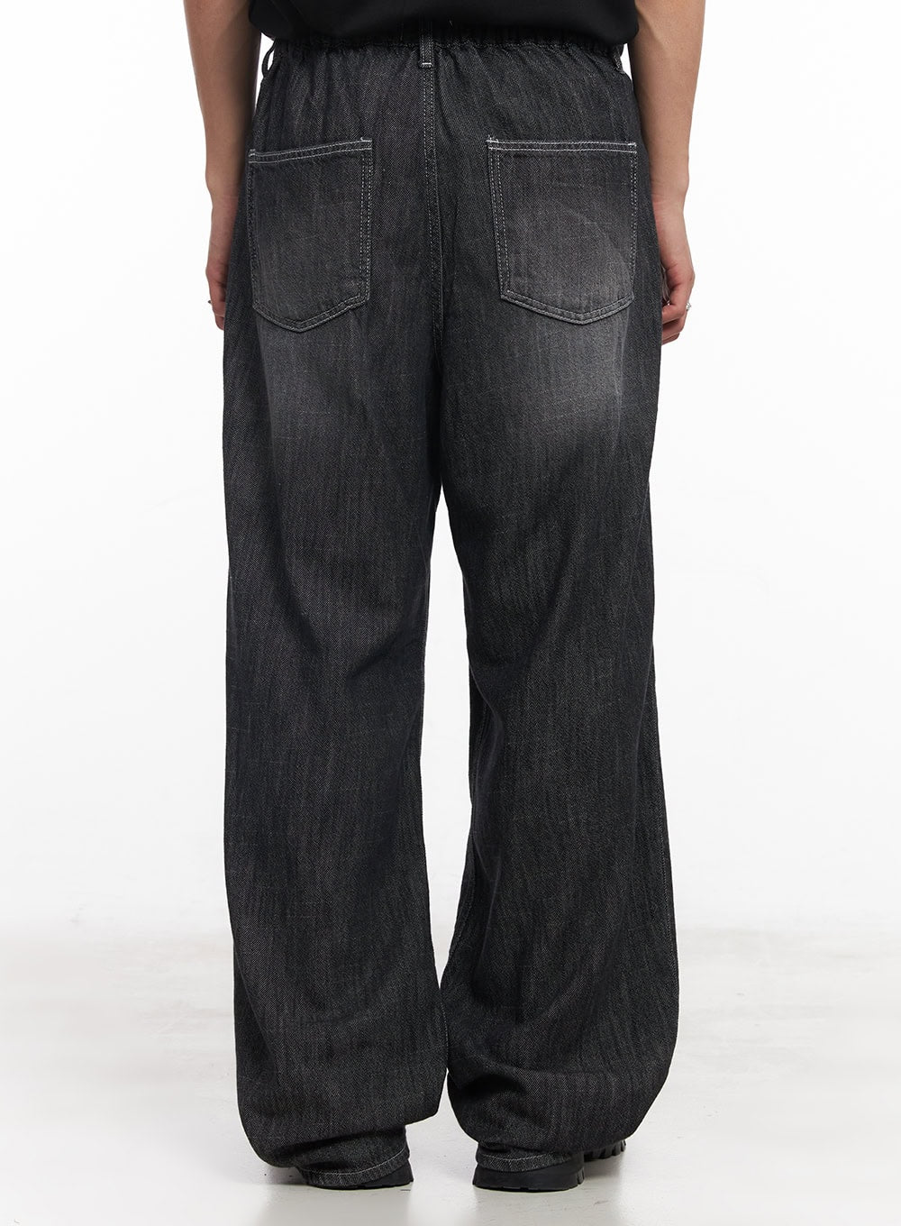 Men's Pintuck Linen Comfort Jeans IY508