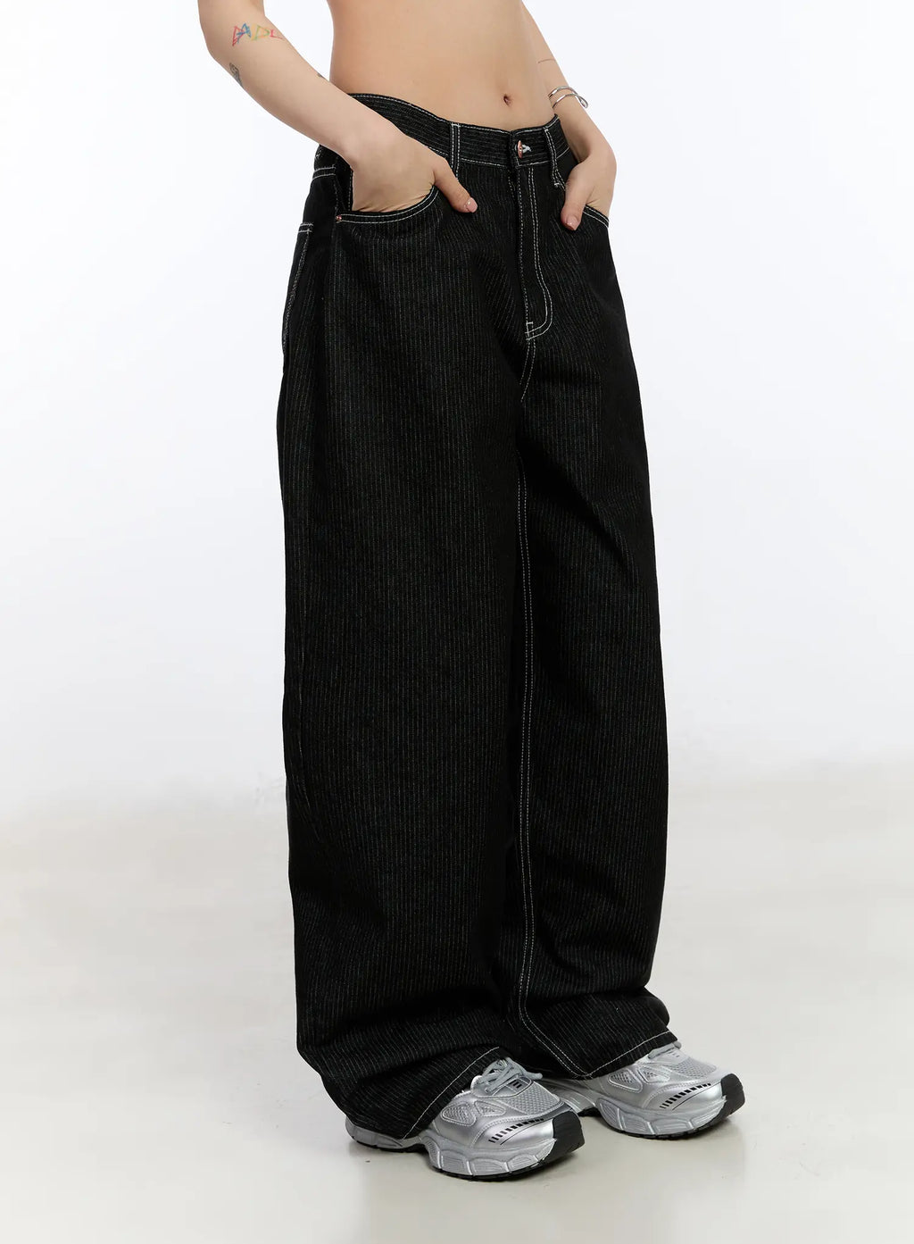 Athe Wide Stripe Jeans CA506