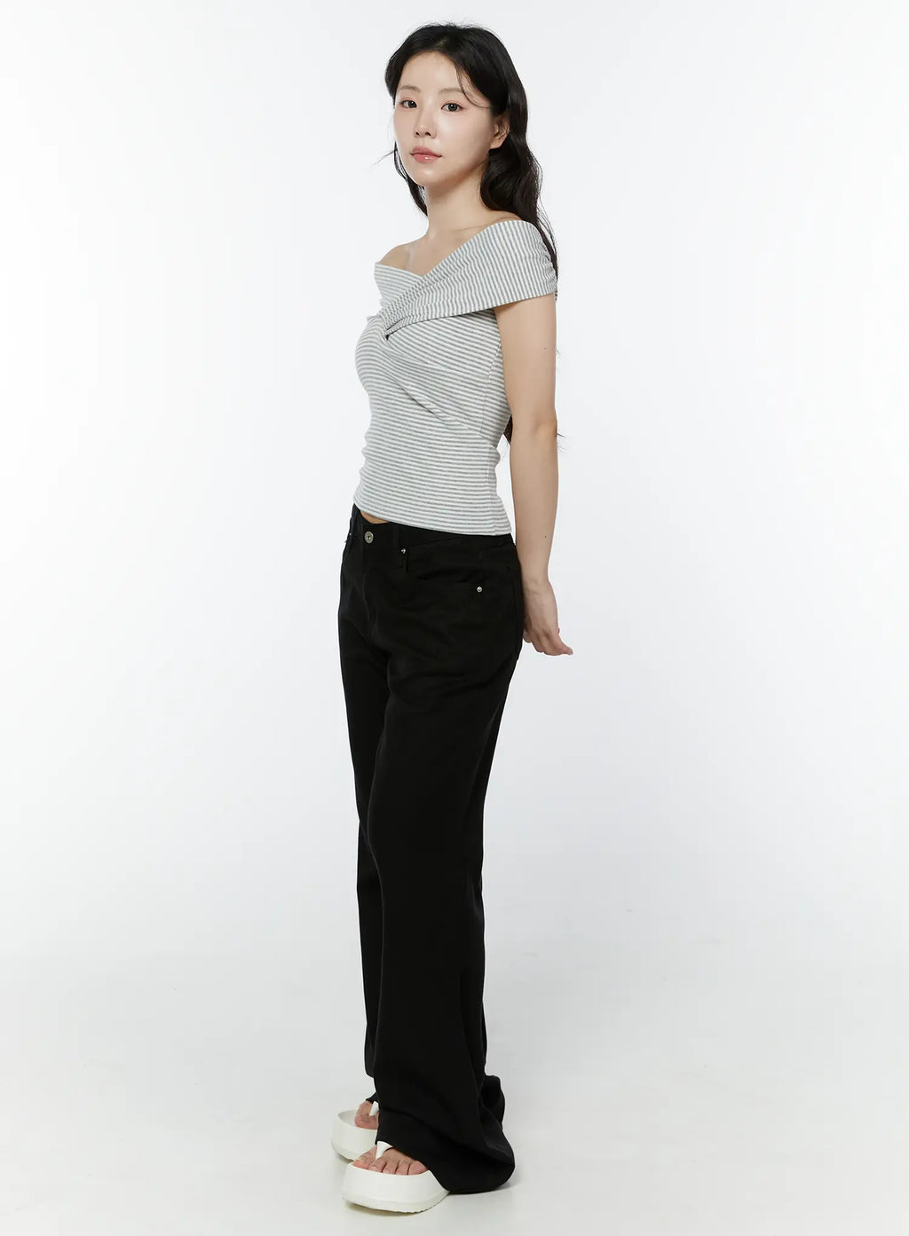 Amaiyah Low Rise Summer Bootcut Pants IY511