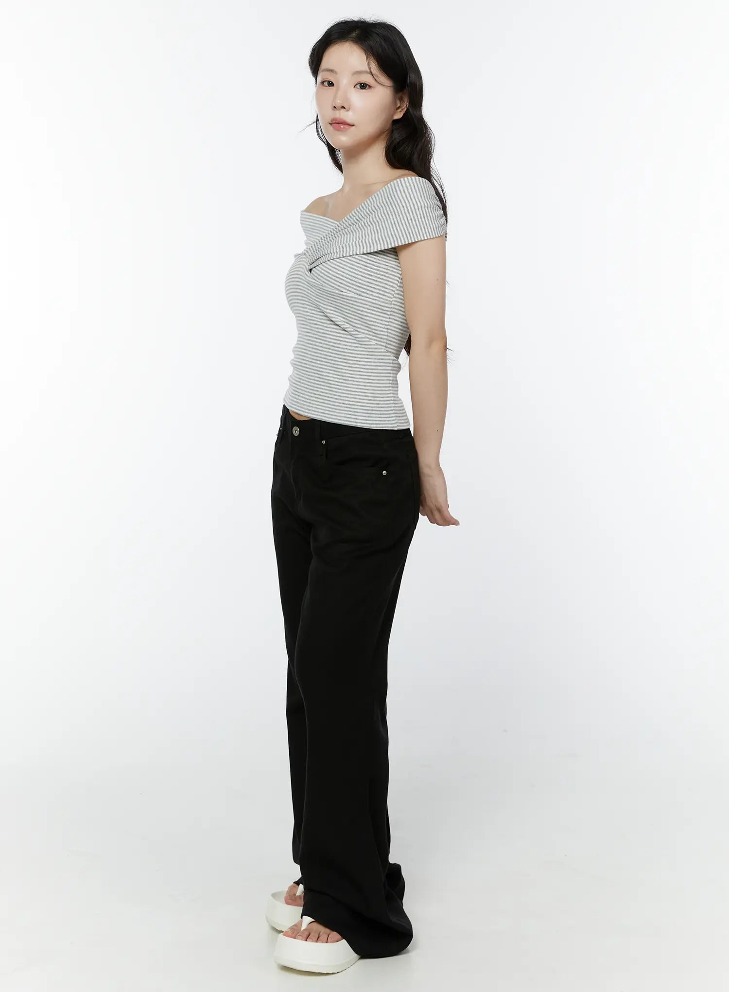 Amaiyah Low Rise Summer Bootcut Pants IY511