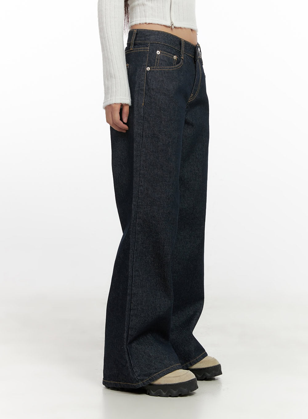 Lisa Cotton Comfort Wide Leg Jeans CN419