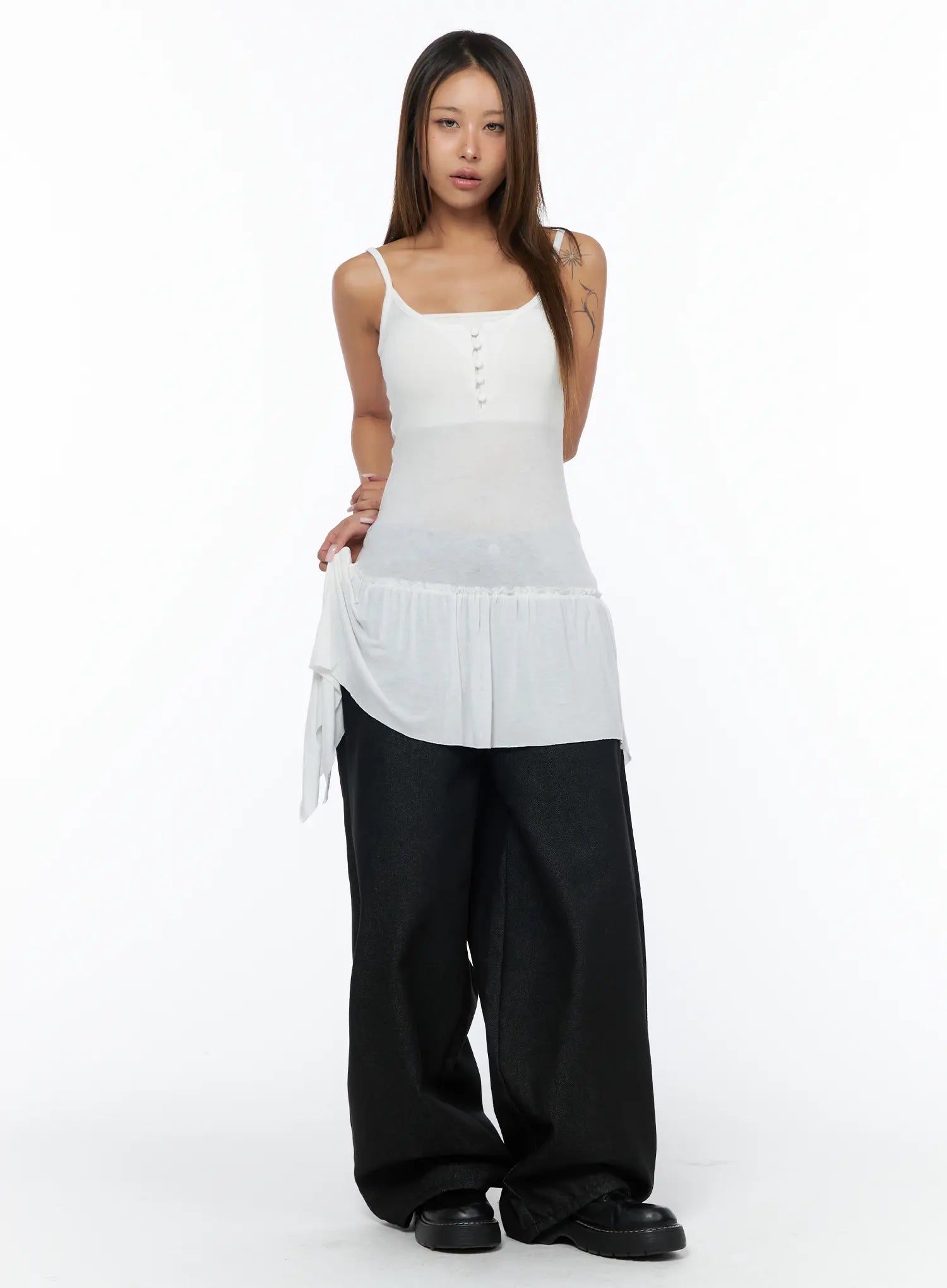 Teagan Classic Wide Leg Jeans CA516