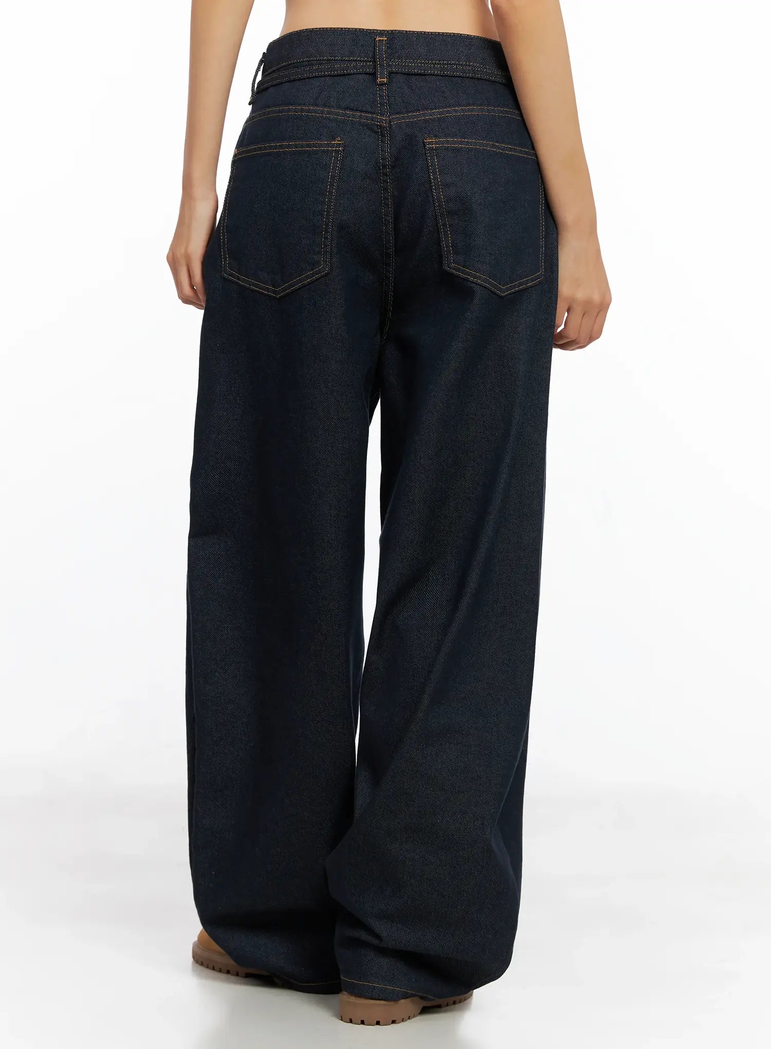 Alanna Sun Belt Baggy Jeans CO528