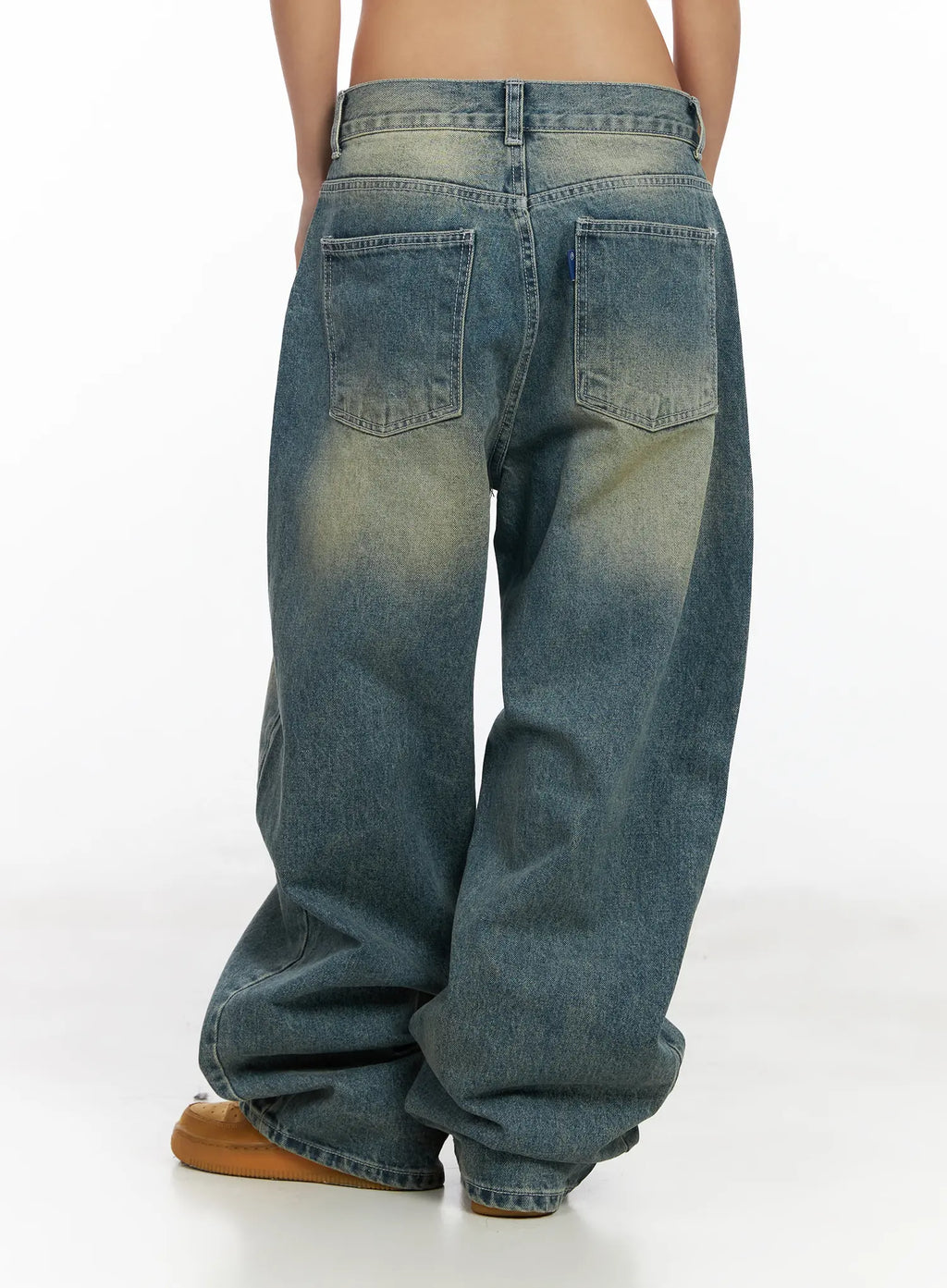 Sol Vintage Washed Baggy Jeans CF512