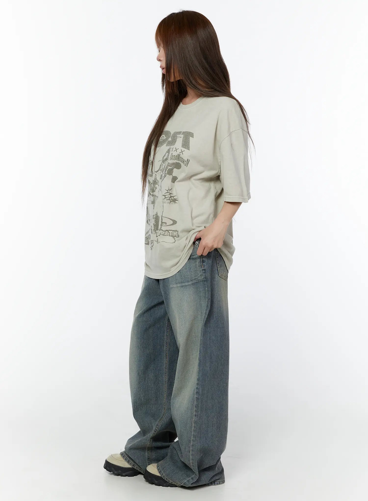 Stacy Vintage Wide Leg Jeans CY518