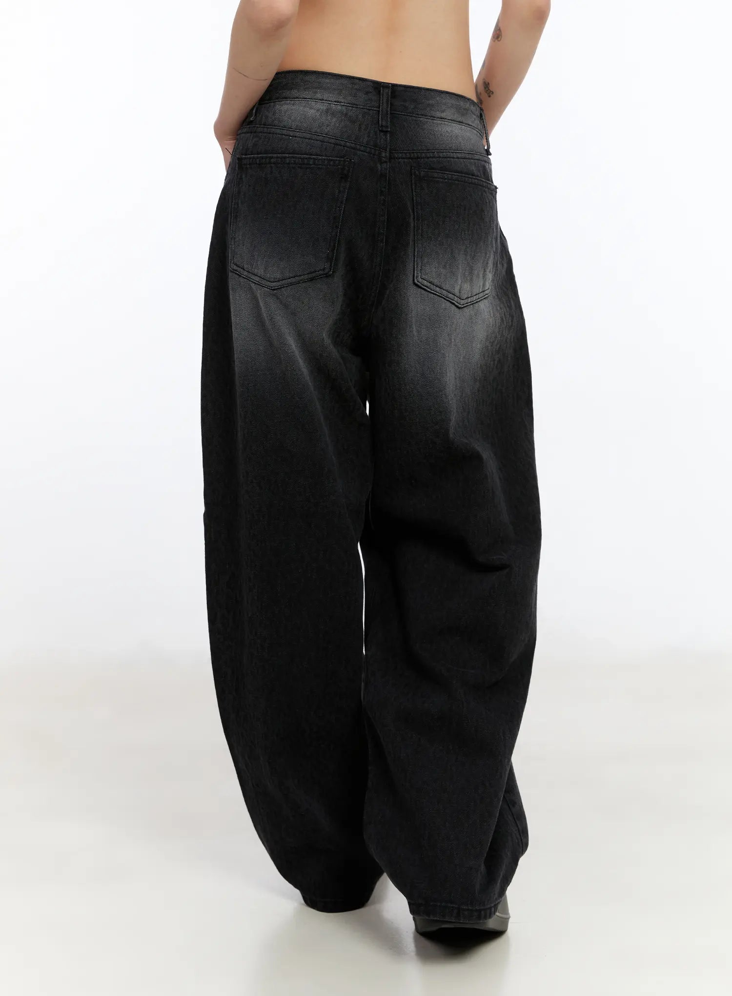 Salma Leopard Print Wide Leg Jeans CA508