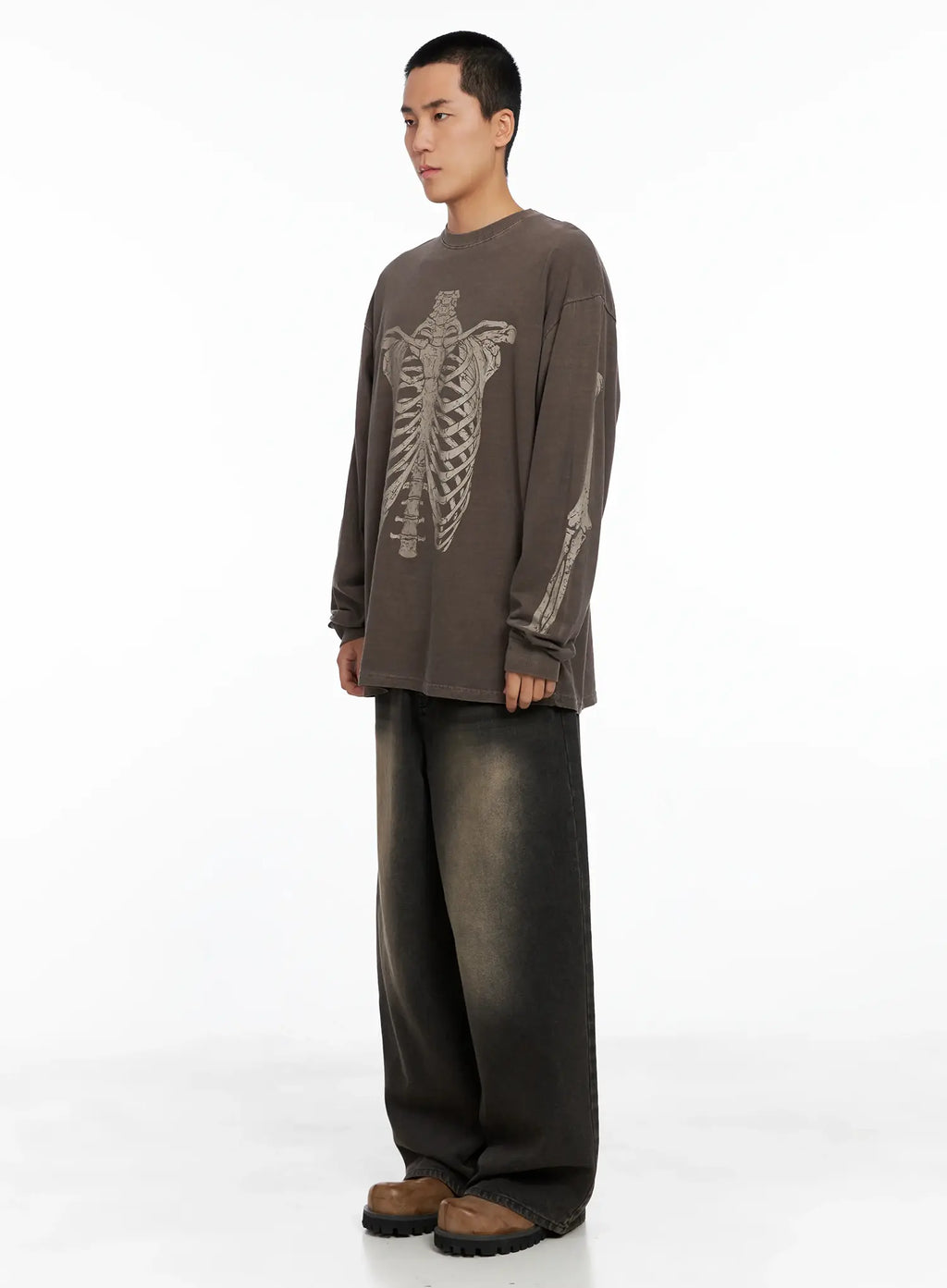 Men's Deep Washed Jeans IS502