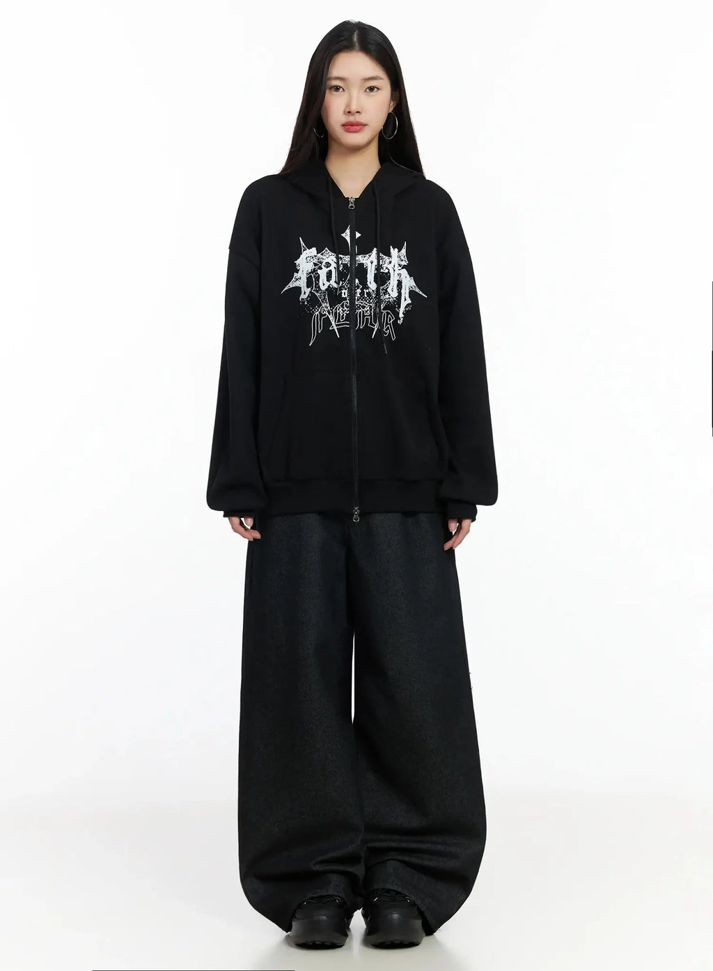 Ayah Casual Wide Leg Jeans IM530