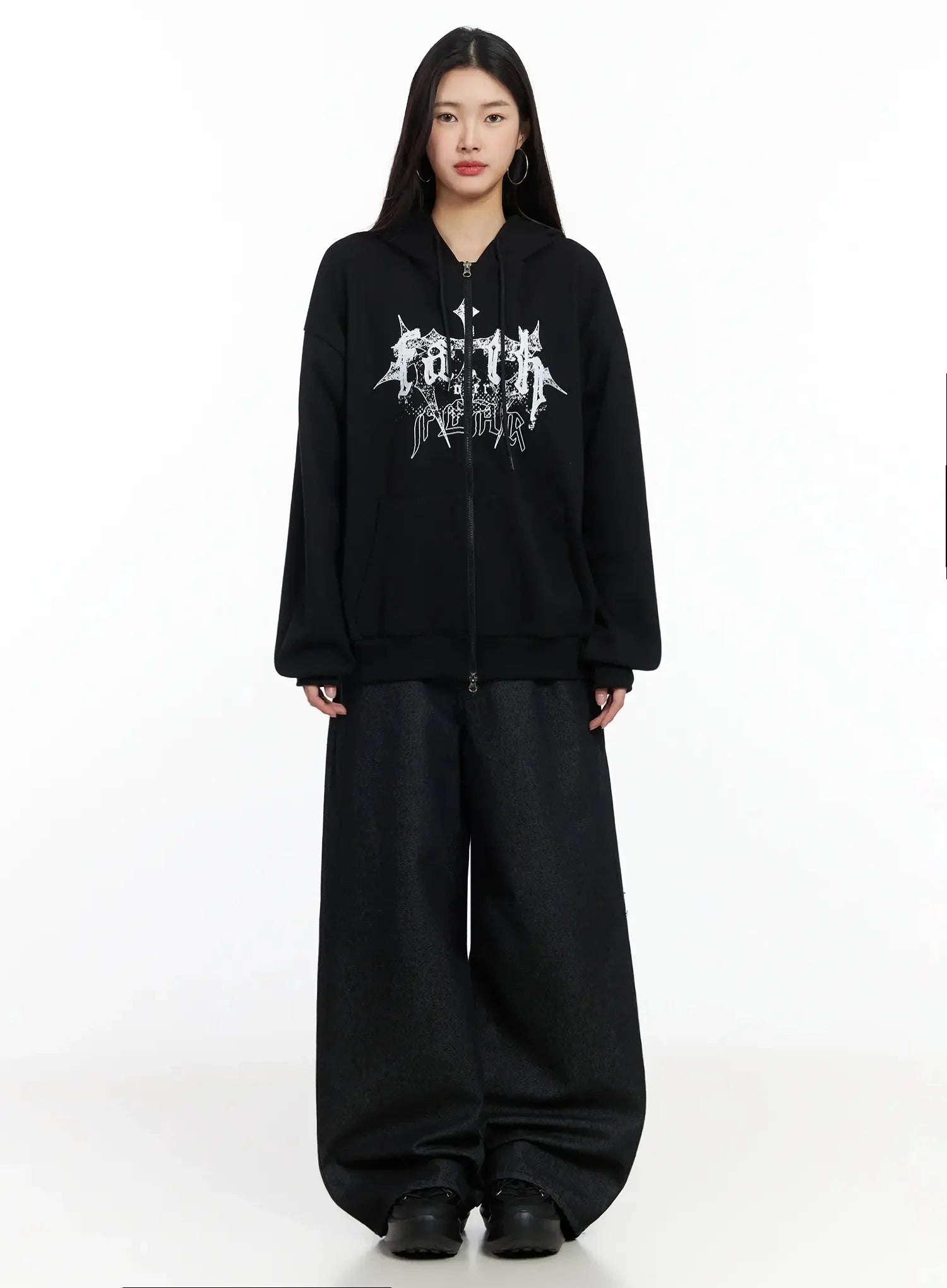 Ayah Casual Wide Leg Jeans IM530