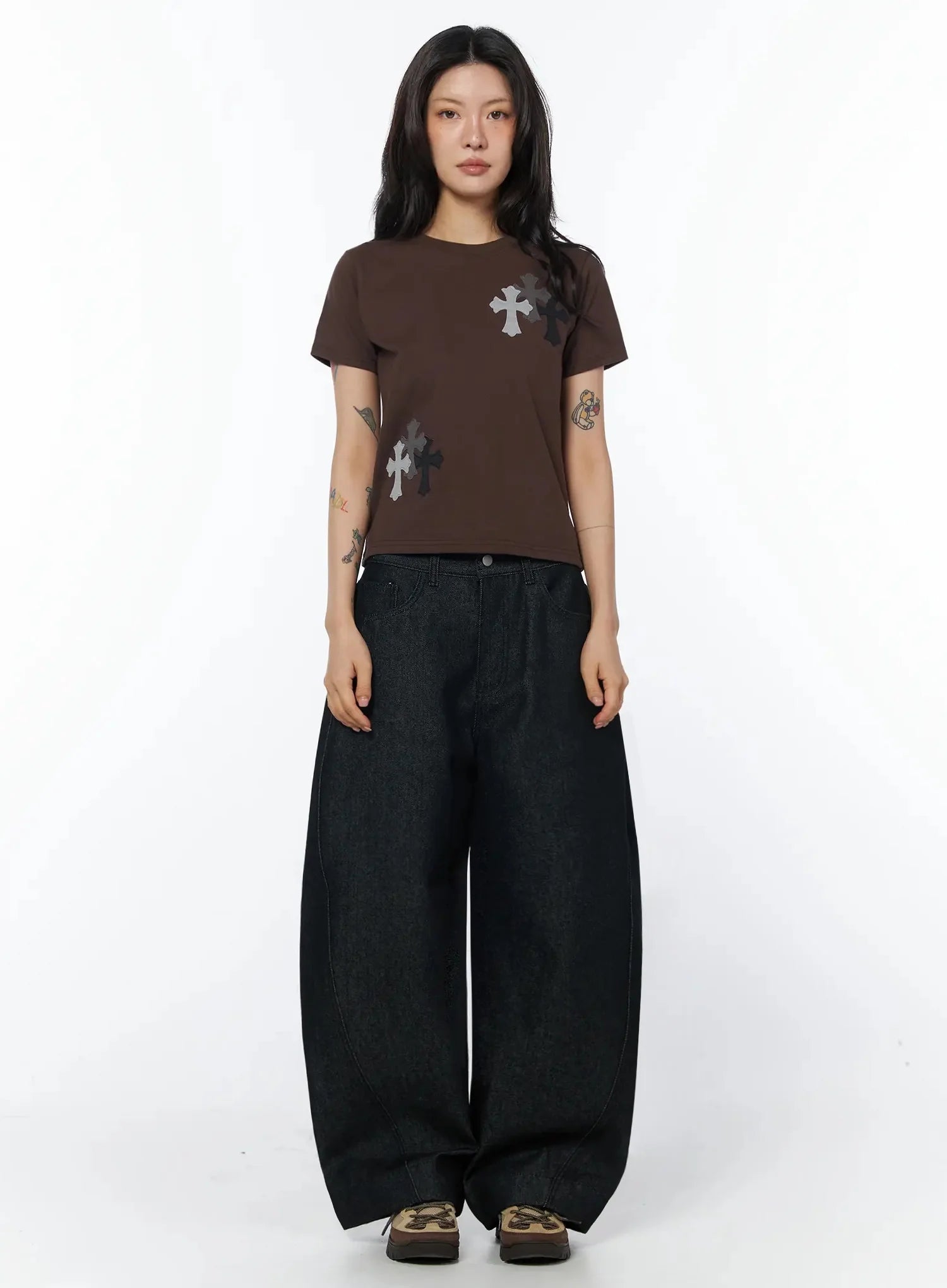 Evania Low-Rise Baggy Jeans IU508
