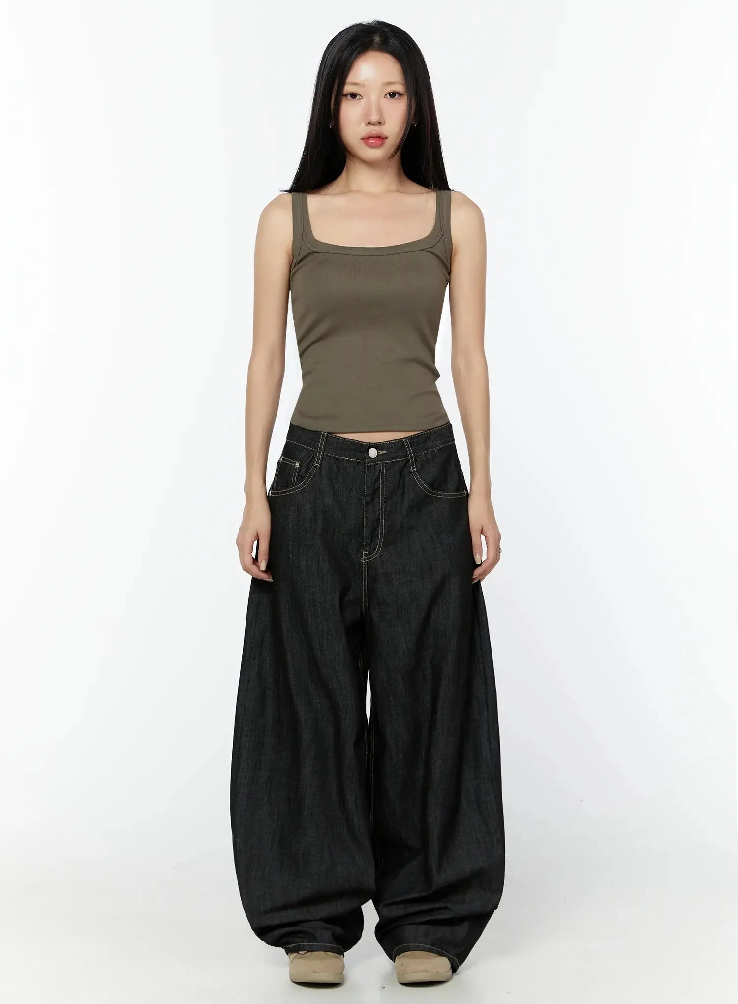 Soli No-Fade Baggy Jeans IU522