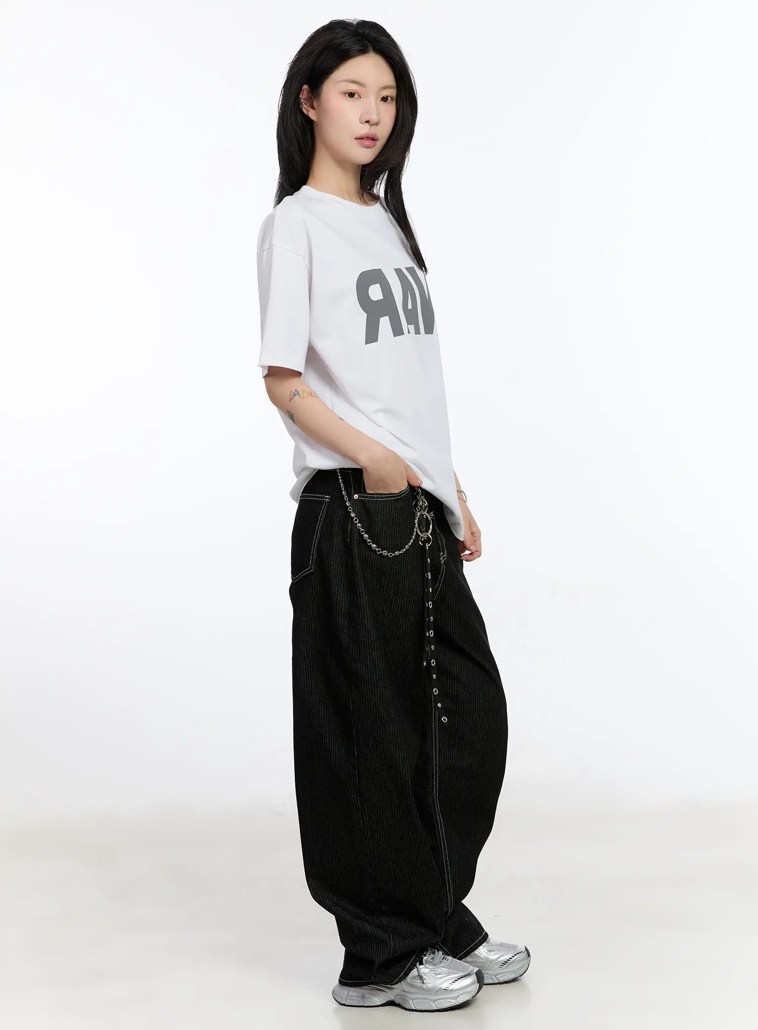 Athe Wide Stripe Jeans CA506