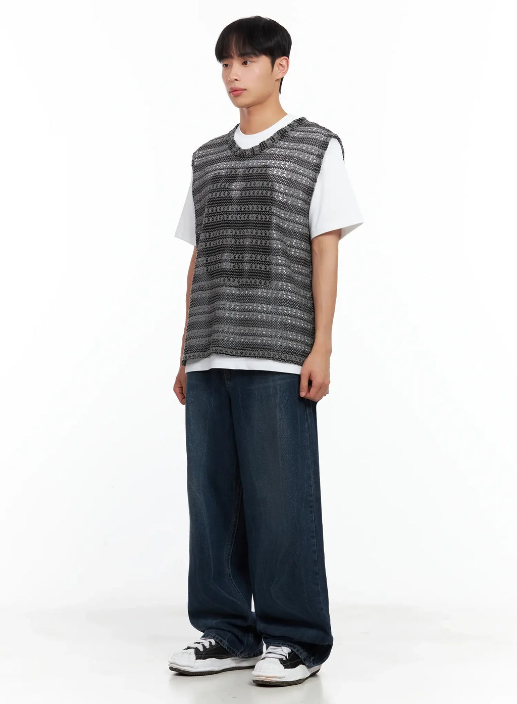 Men's Dark-Wash Vintage Jeans IL516
