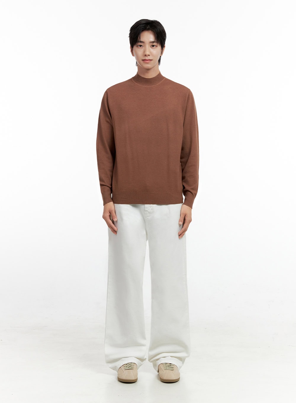Men's Denim Dream Wide Leg Jeans (White) IN401