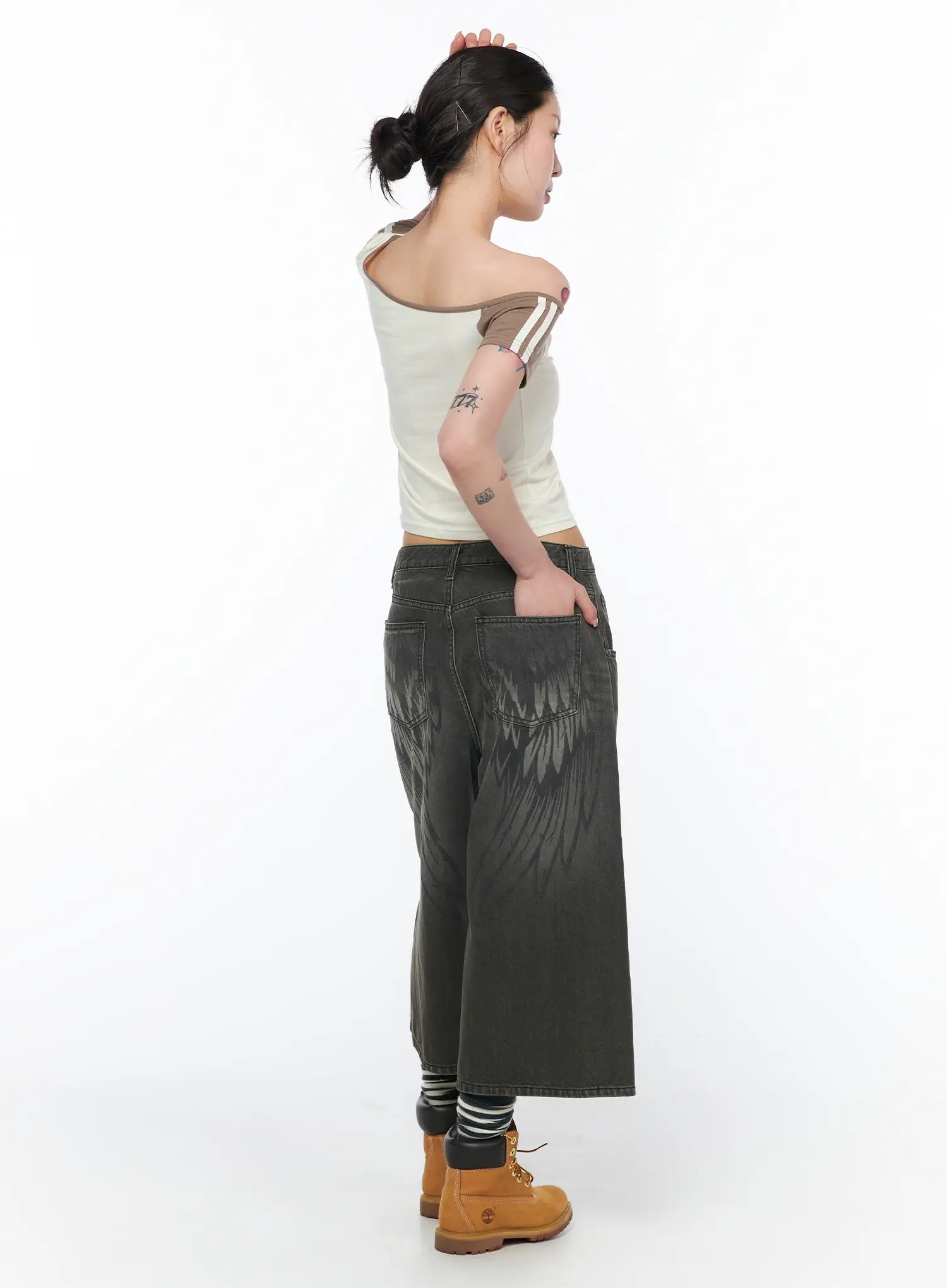 Vintage Style Baggy Denim Shorts CA524