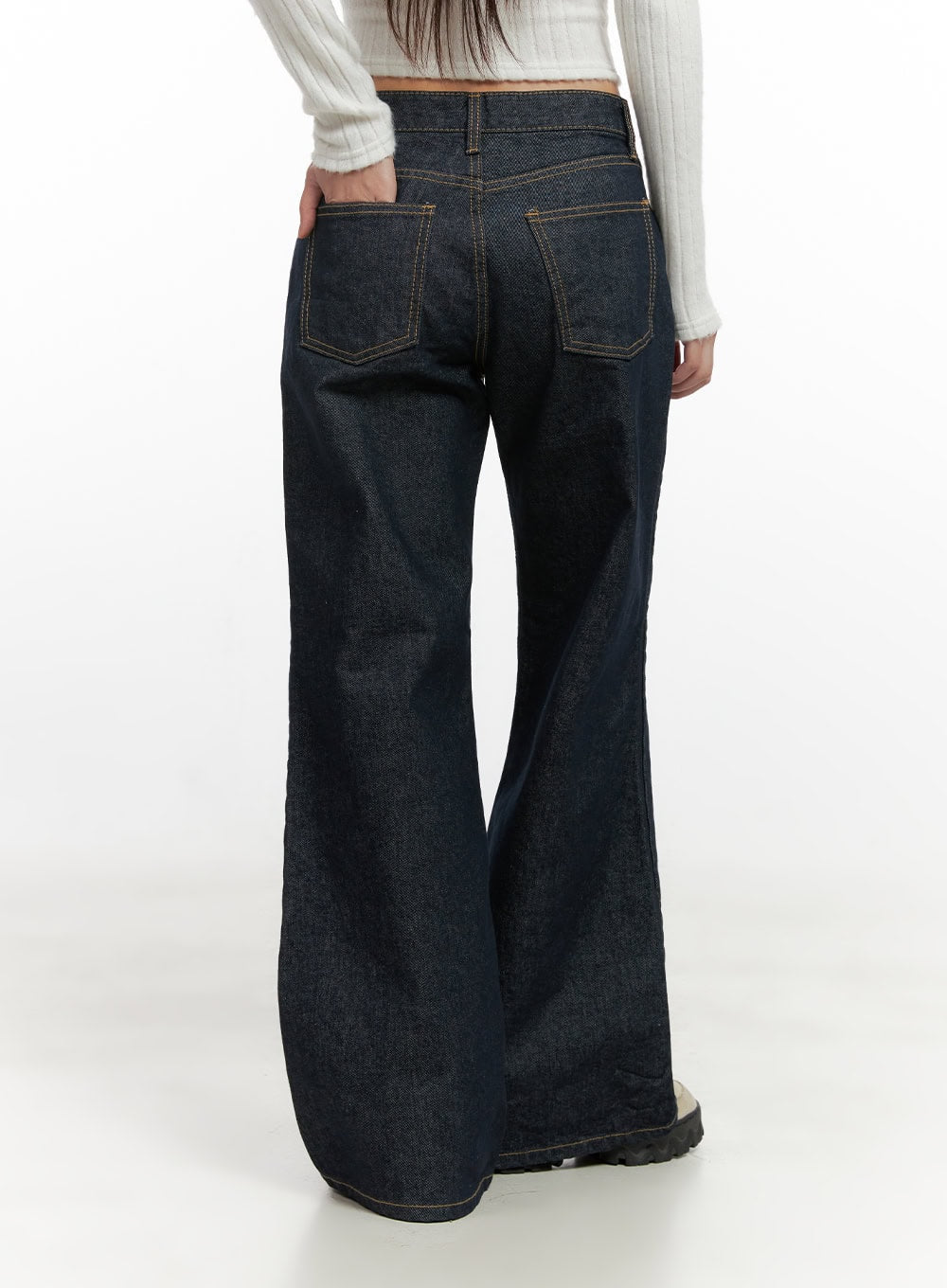 Lisa Cotton Comfort Wide Leg Jeans CN419