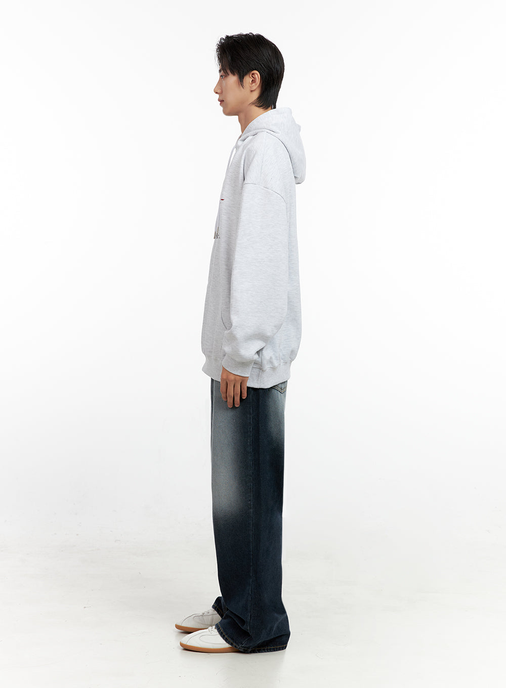Men's Washed Denim Jeans IN411
