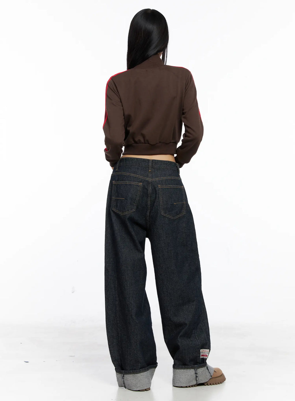 Oakley Cuffed Wide-Leg Jeans CS511