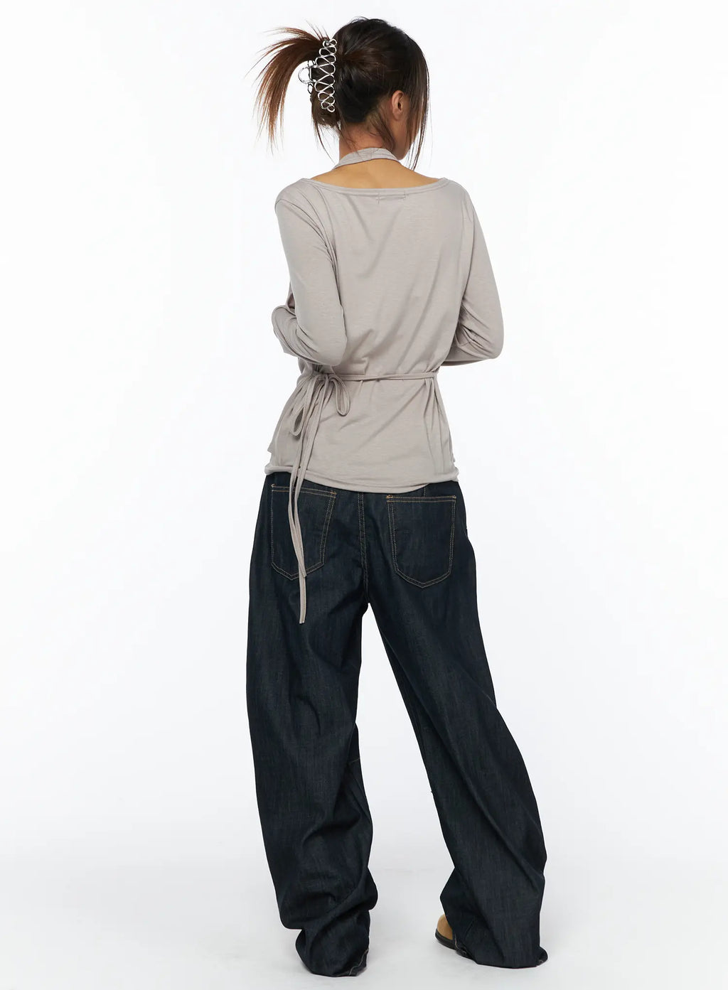 Juju Vintage Style Baggy Jeans CA516