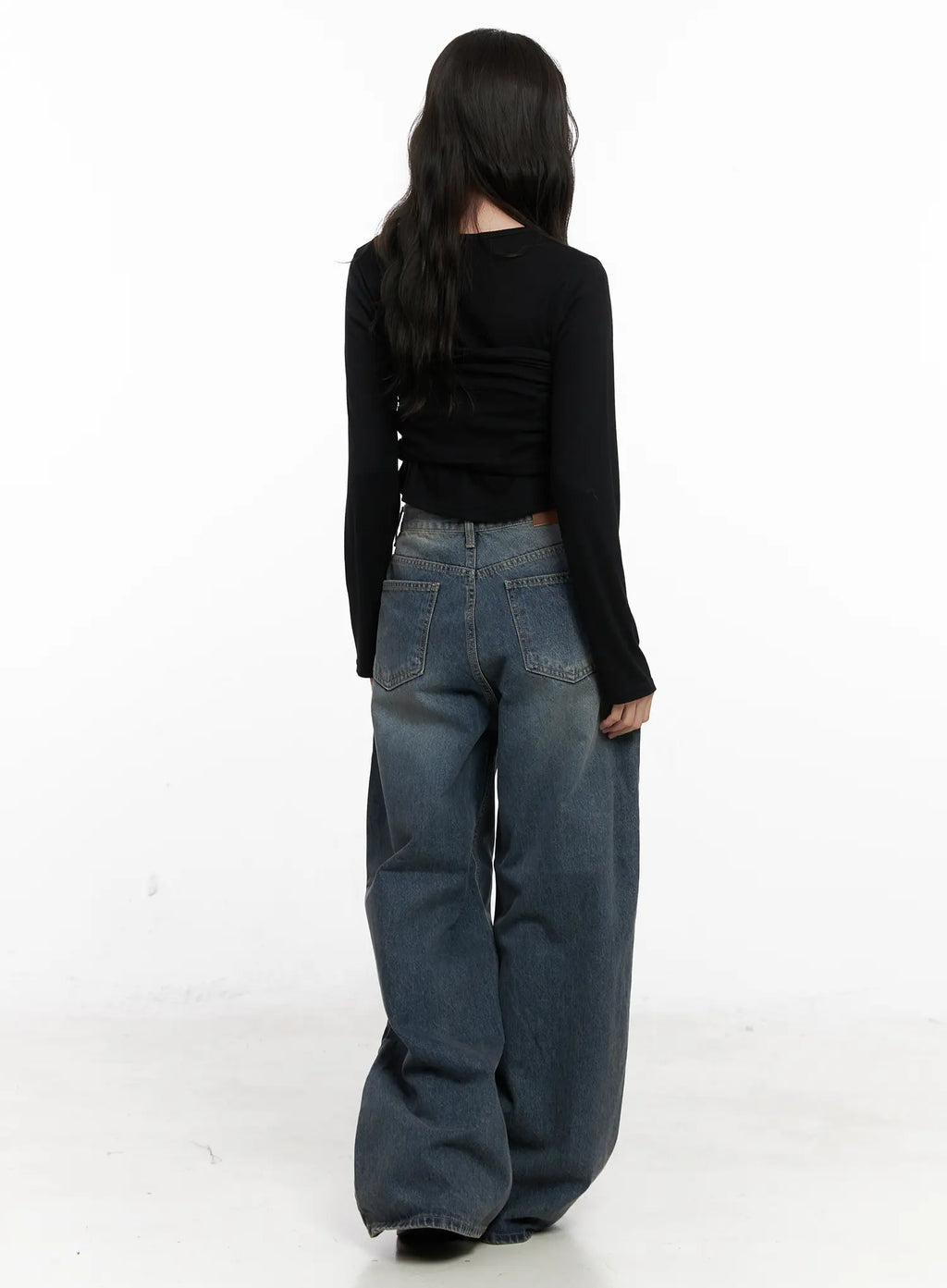 Tutt Washed Wide Leg Jeans CN504