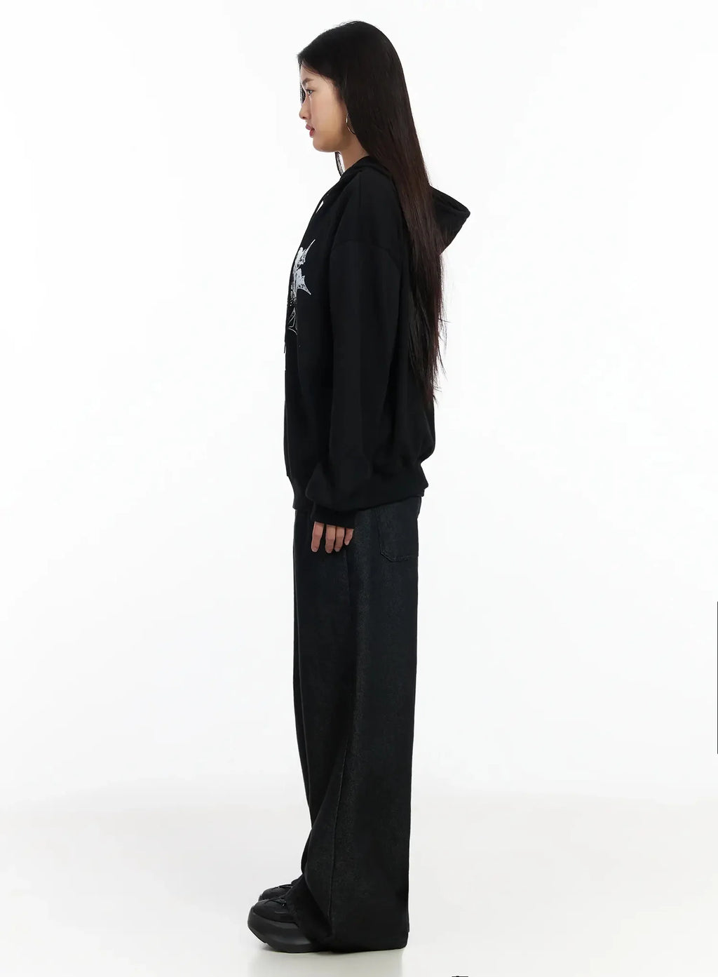 Ayah Casual Wide Leg Jeans IM530