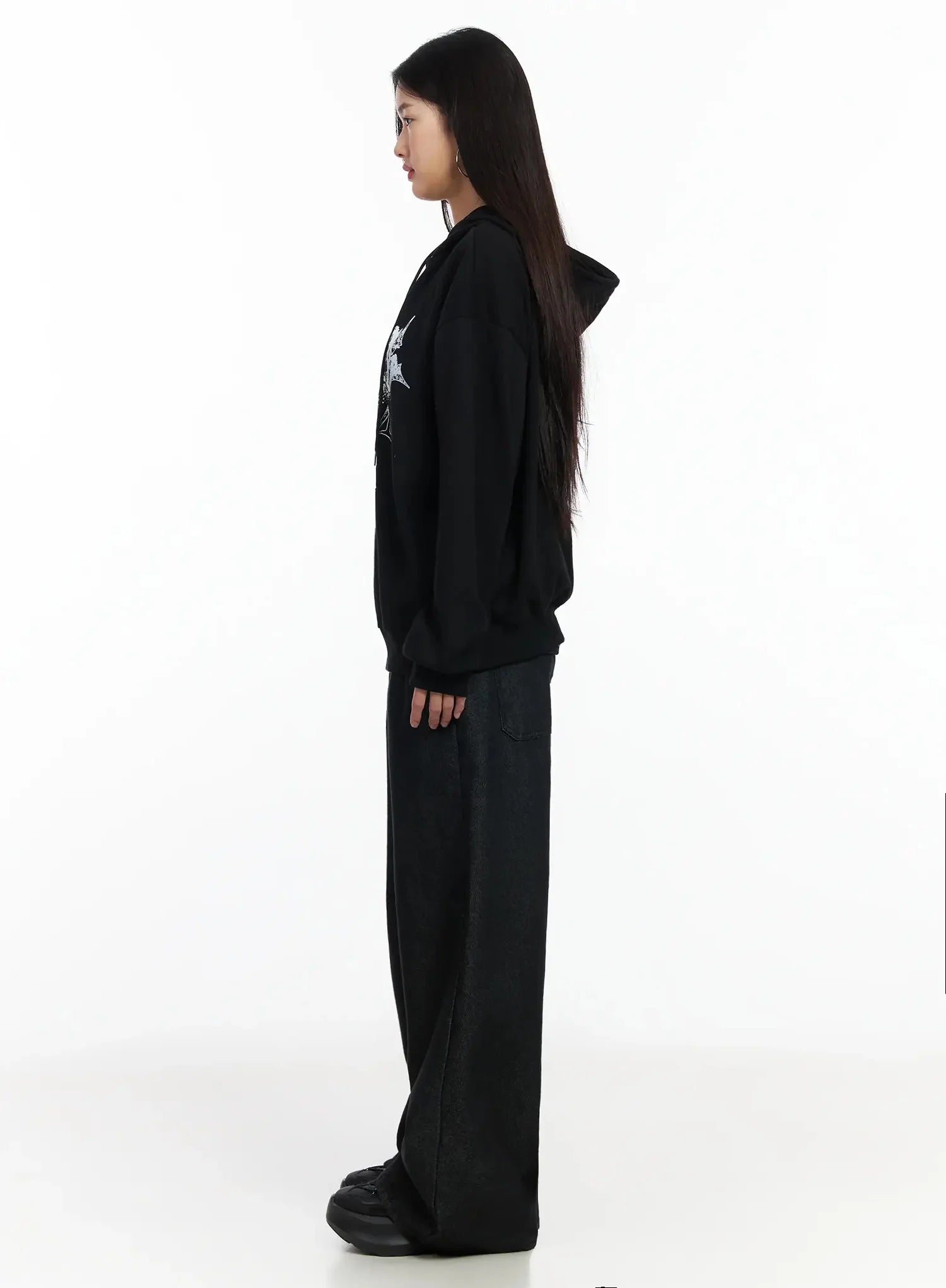 Ayah Casual Wide Leg Jeans IM530