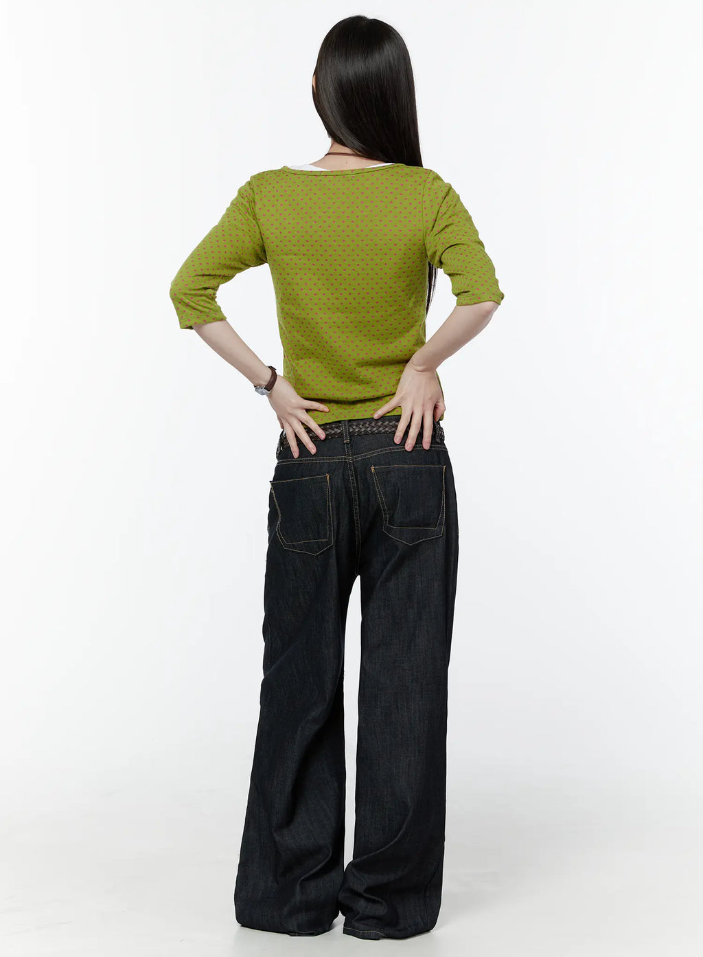 Alou No-Fade Wide-Leg Jeans CU505