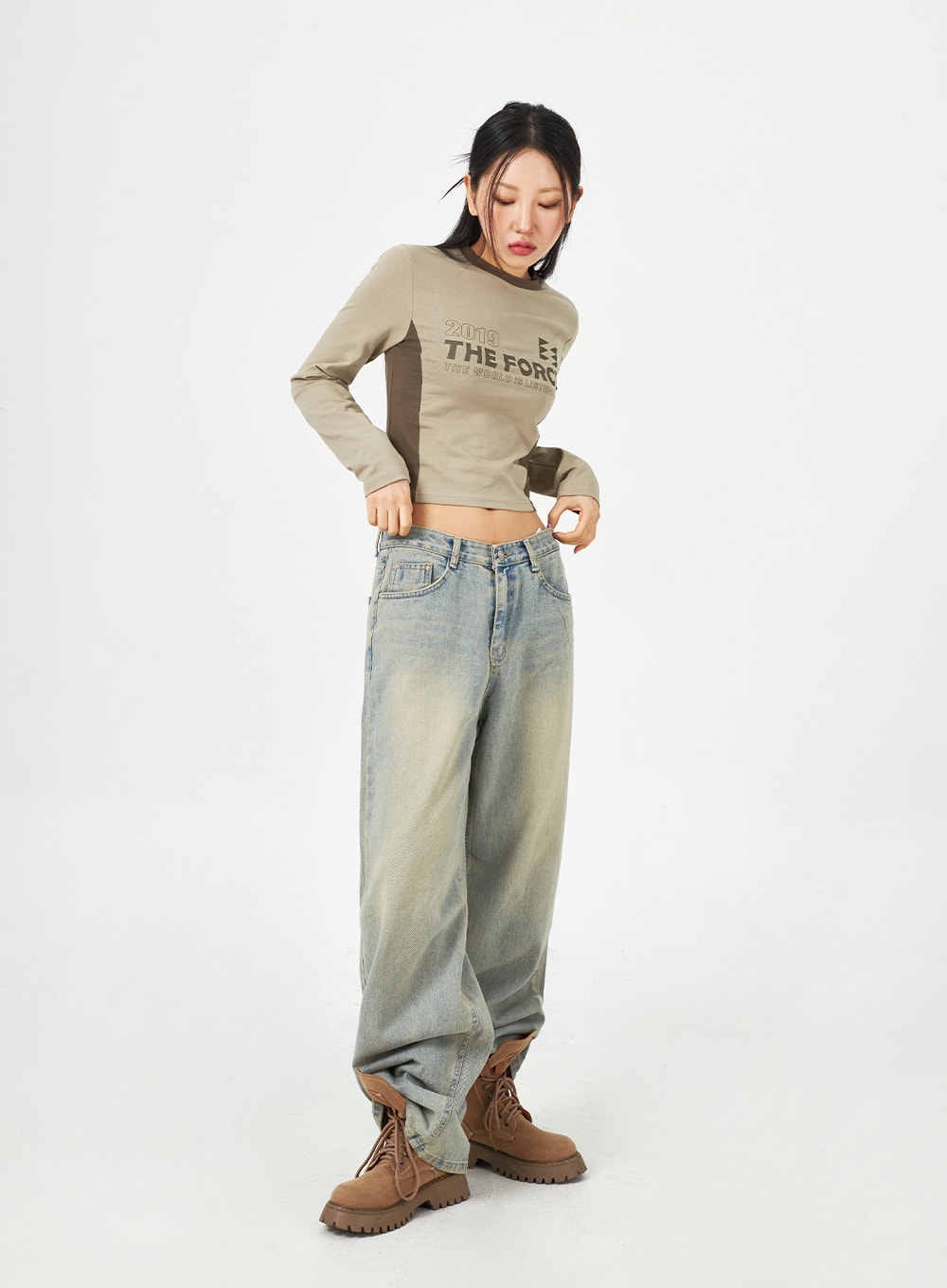 Light Blue Baggy Jeans CM323