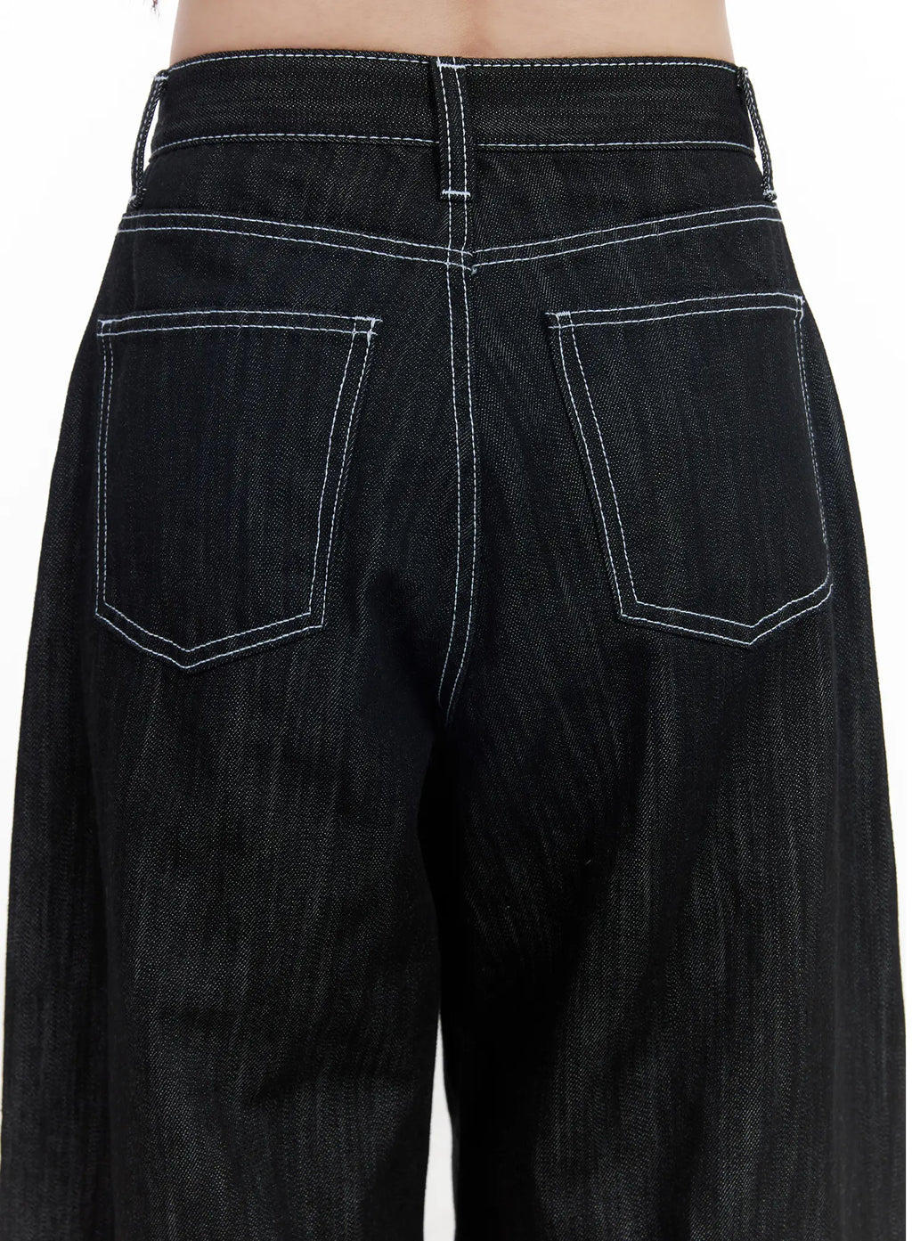 Elliot Stitched Wide Leg Jeans CF523