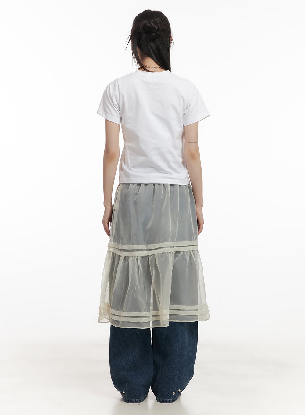 Bri Oversized Buttoned Baggy Jeans CF518