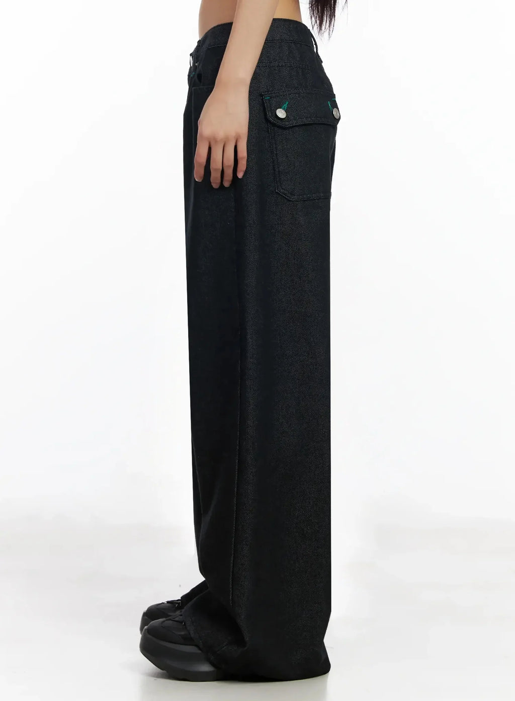 Ayah Casual Wide Leg Jeans IM530