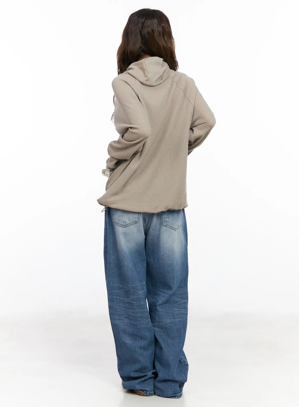 Alora Vintage Washed Wide Leg Jeans CF513