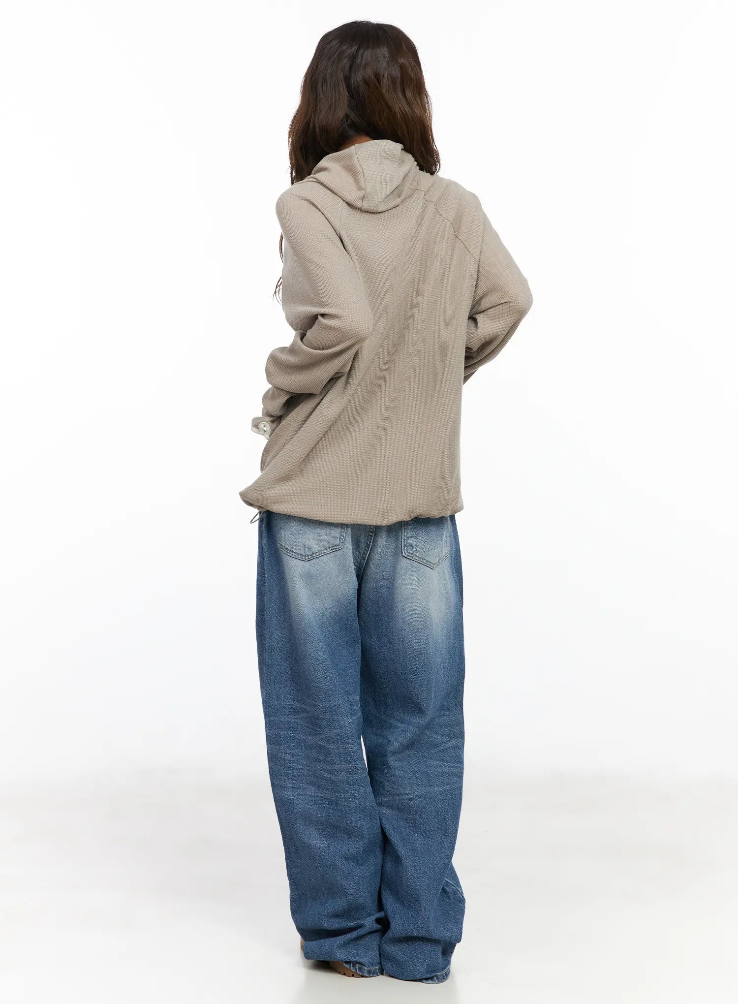 Alora Vintage Washed Wide Leg Jeans CF513