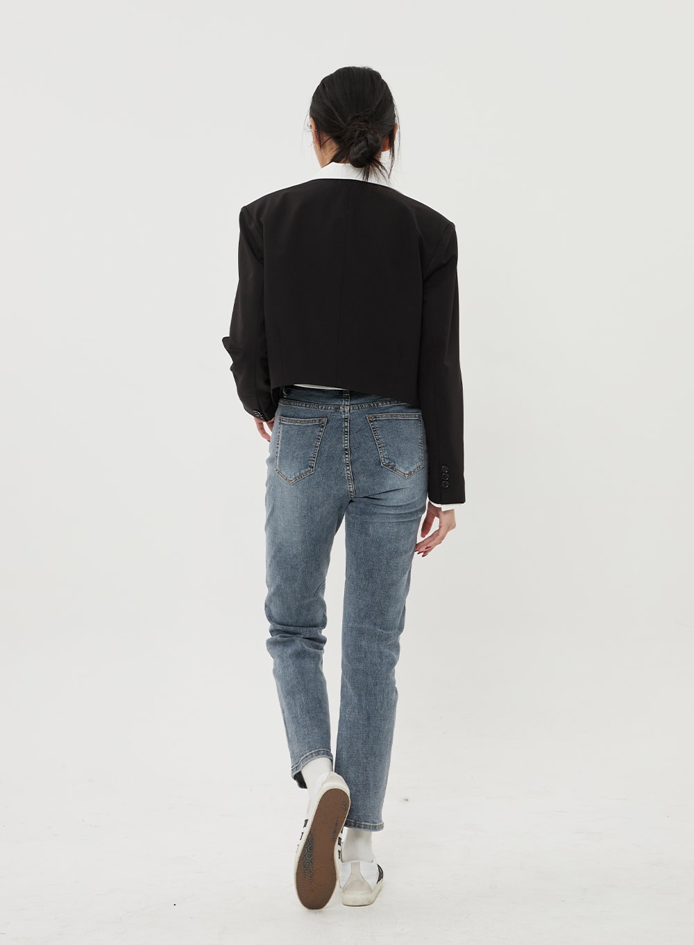 Straight Leg Ankle Jeans BF316