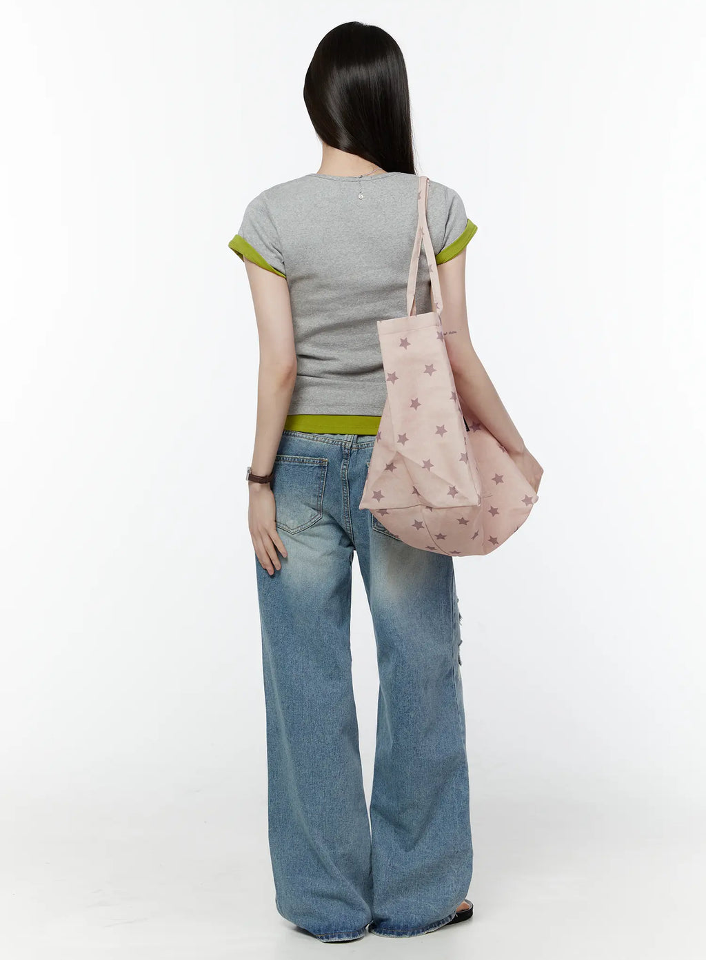 Anouk Vintage Wash Ripped Straight Jeans CU505