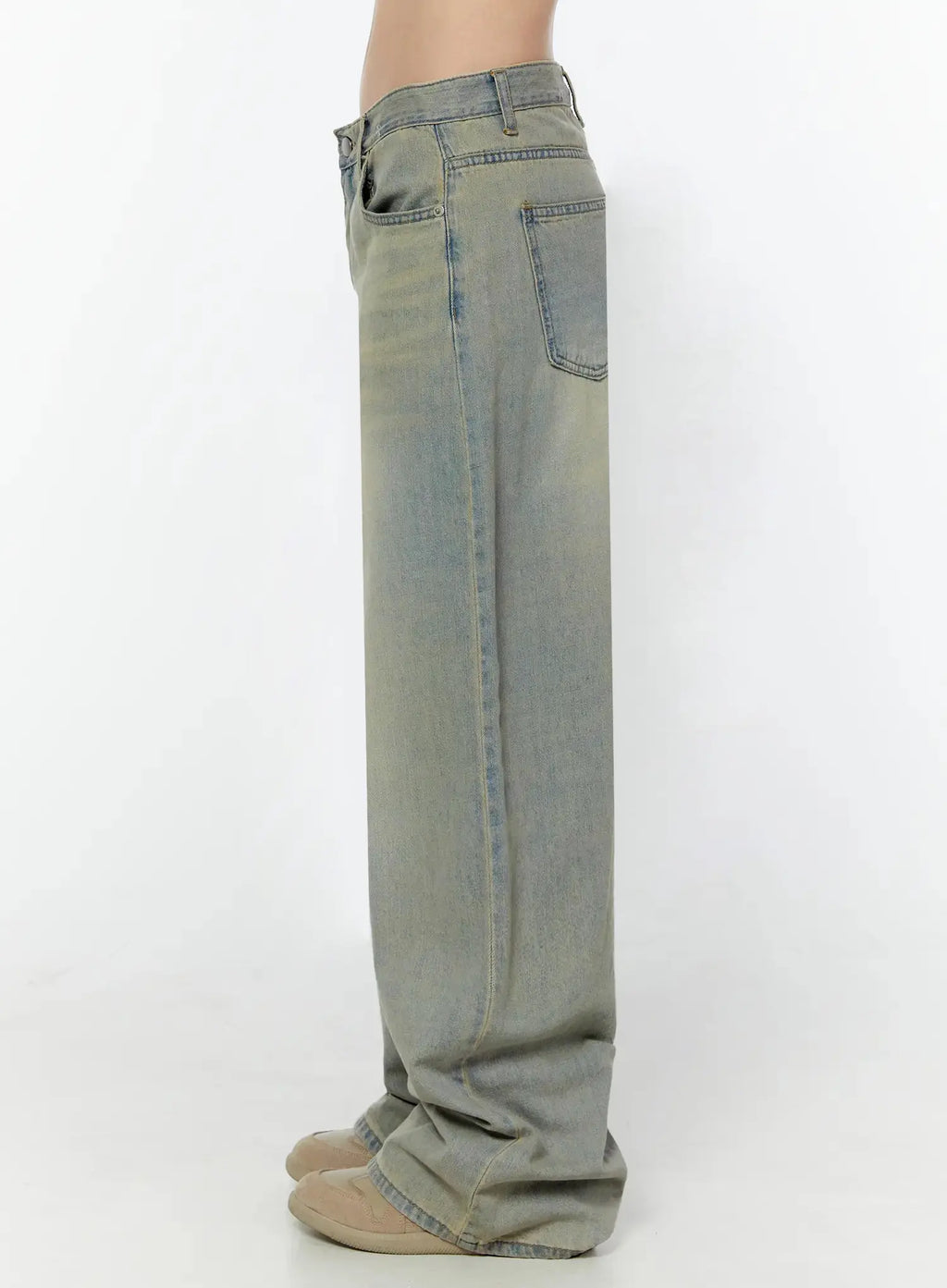 Naia Washed Baggy Jeans IU524