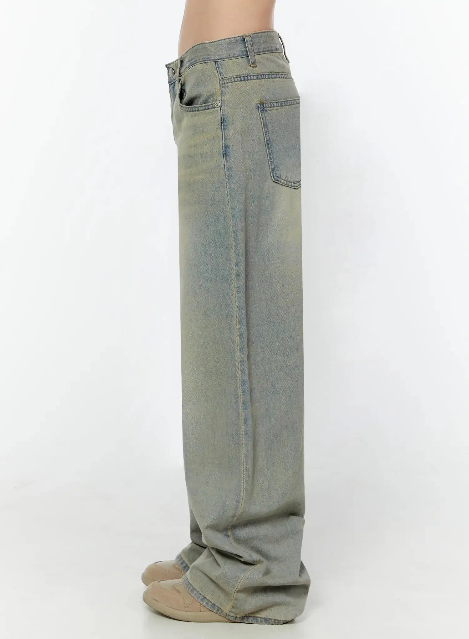 Naia Washed Baggy Jeans IU524