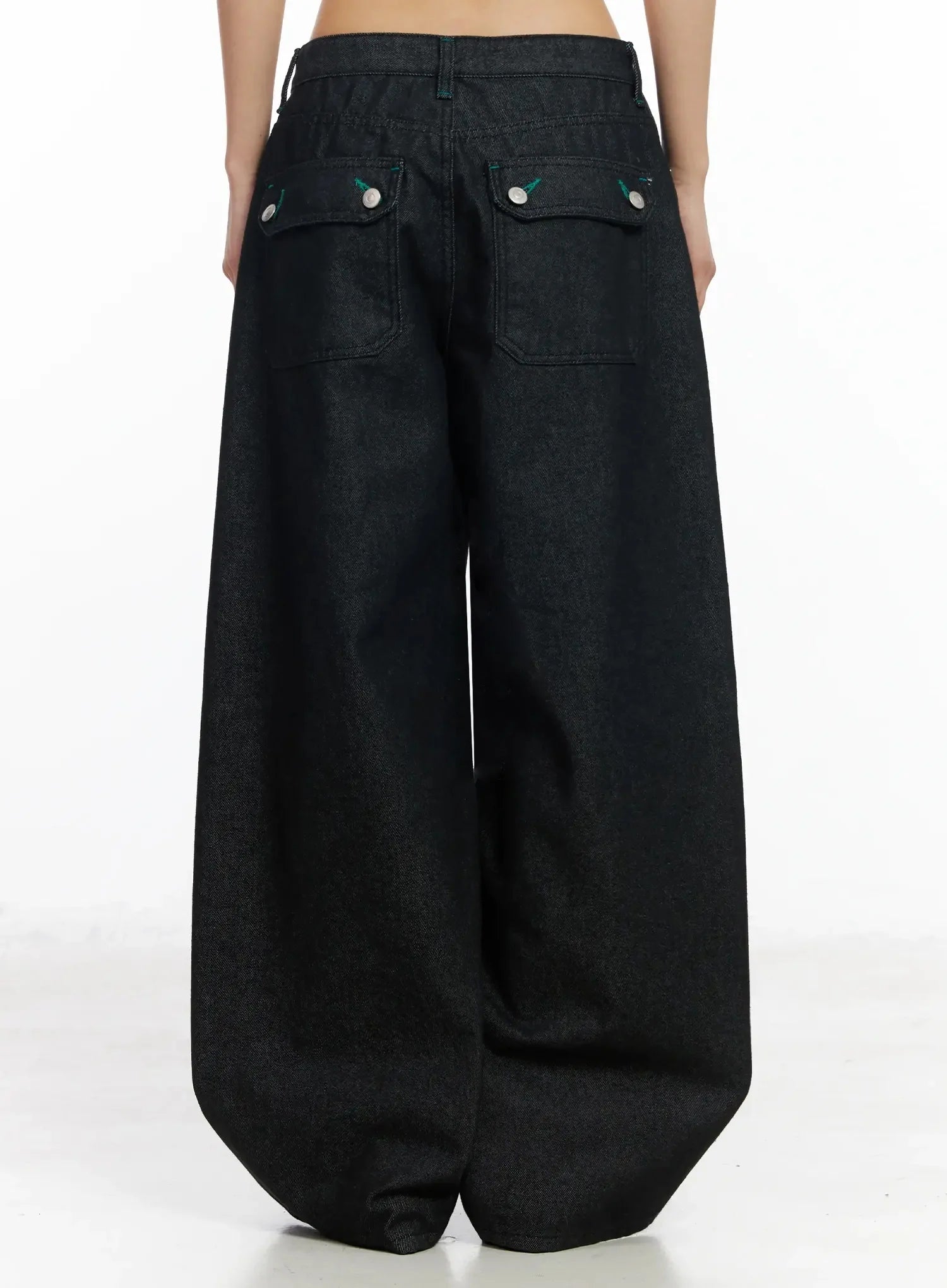 Ayah Casual Wide Leg Jeans IM530