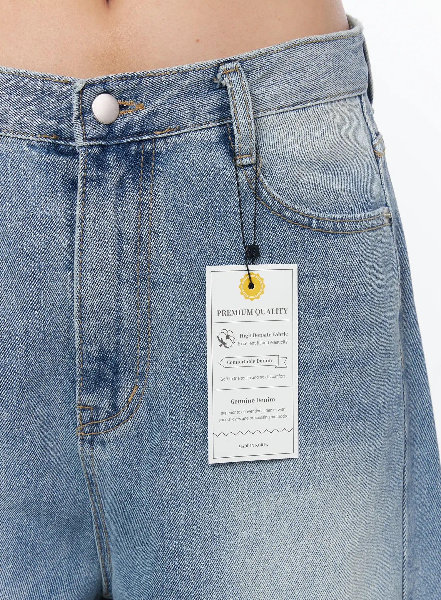Airi Casual Wide Leg Jeans CY529