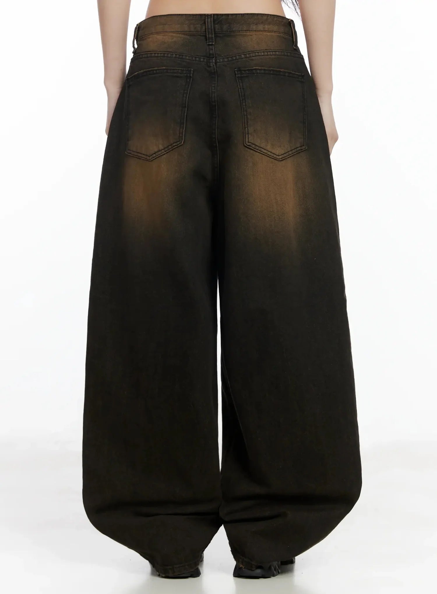 Alayna Vintage Wash Baggy Jeans IM502