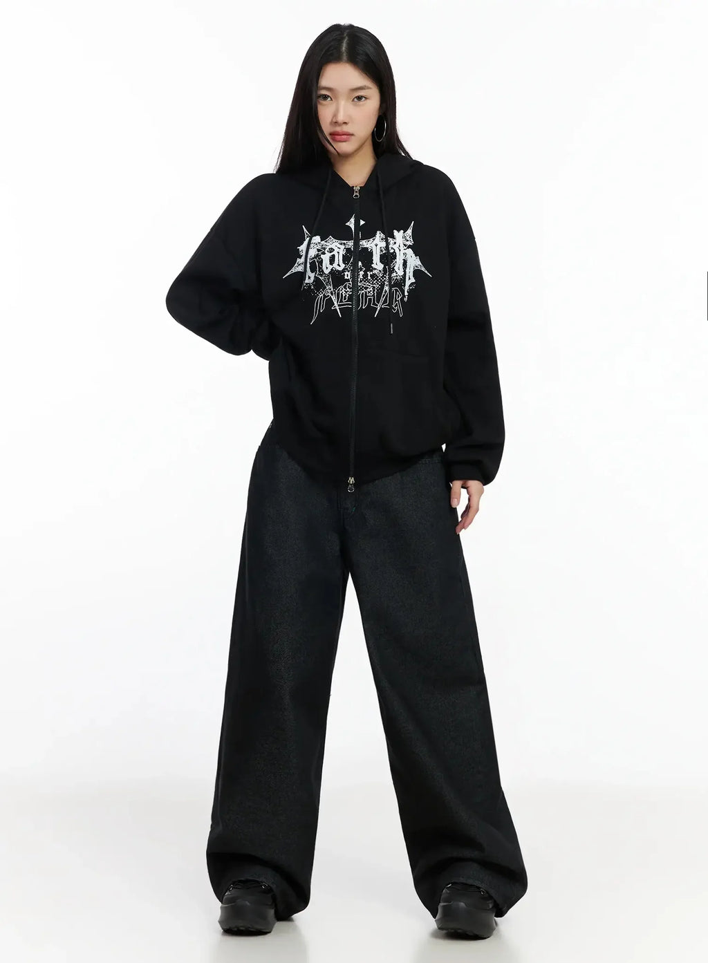 Ayah Casual Wide Leg Jeans IM530