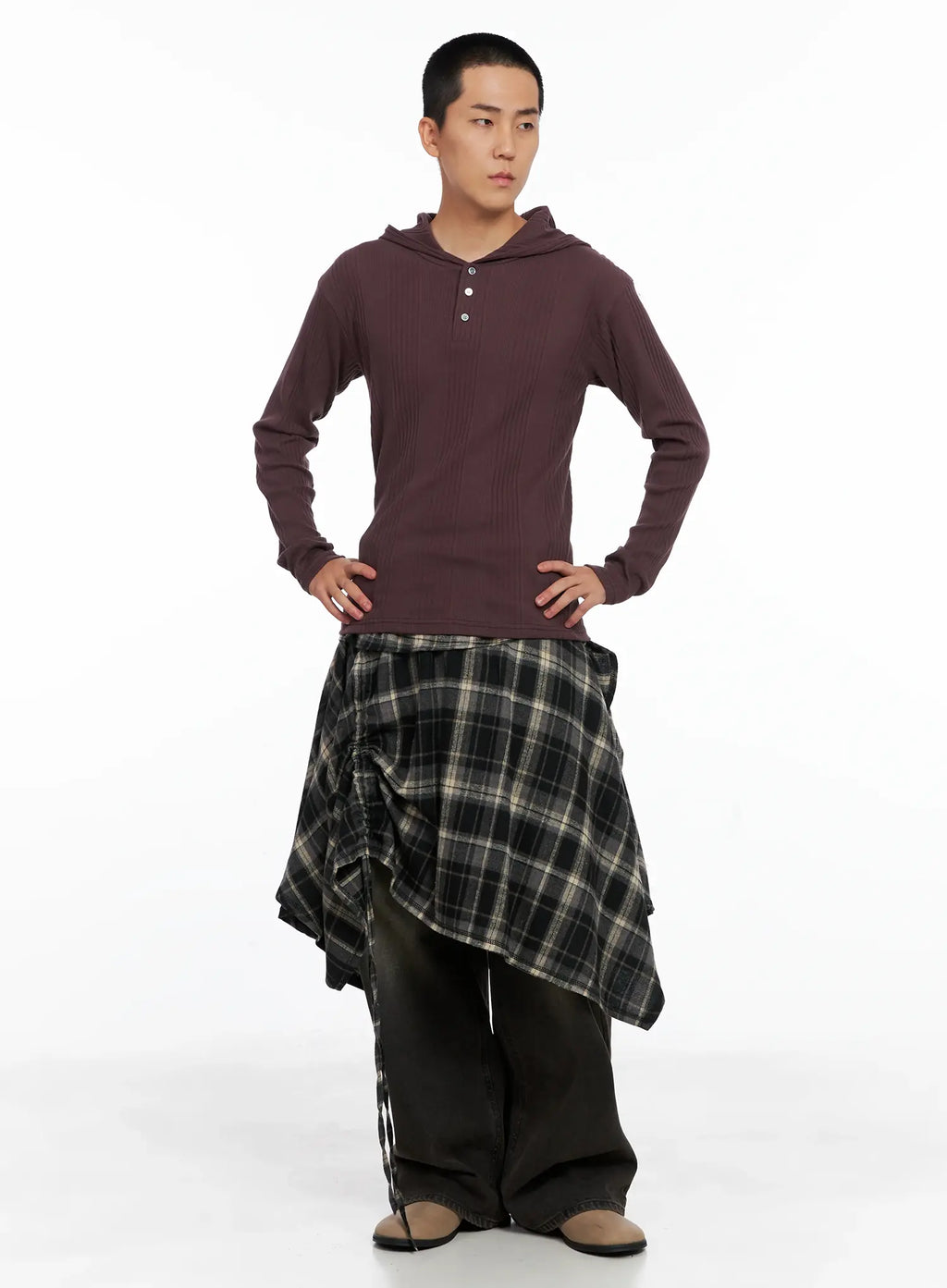 Men's Deep Washed Jeans IS502
